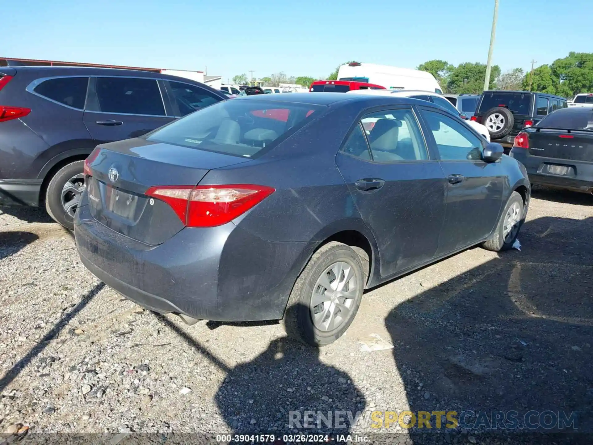 4 Photograph of a damaged car 5YFBURHE9KP903161 TOYOTA COROLLA 2019