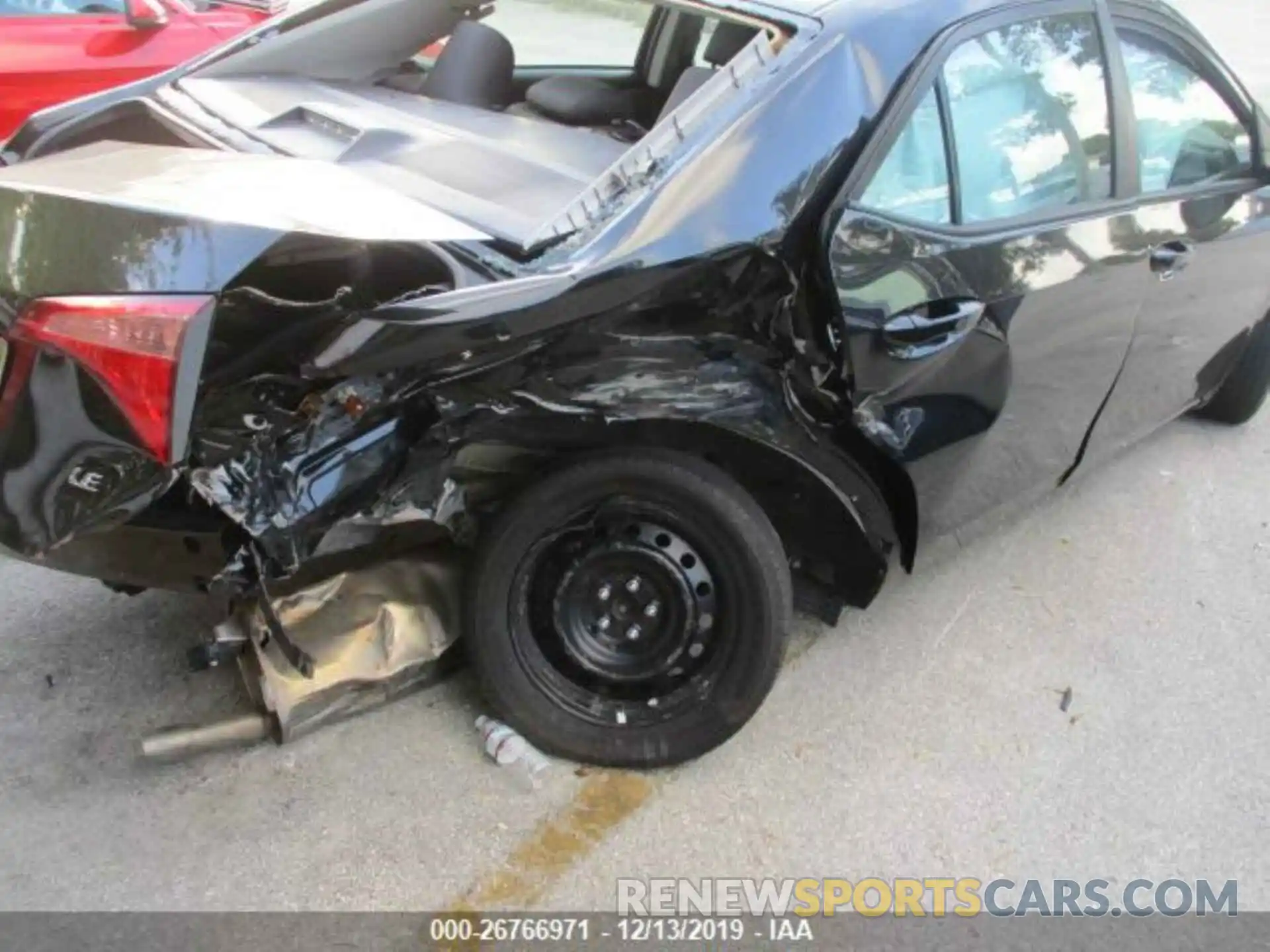 4 Photograph of a damaged car 5YFBURHE9KP903452 TOYOTA COROLLA 2019