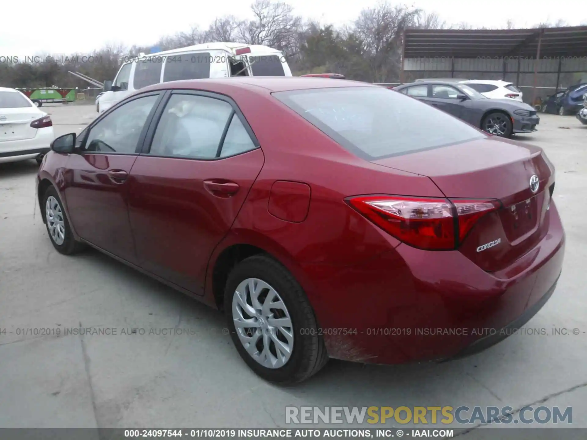 3 Photograph of a damaged car 5YFBURHE9KP903550 TOYOTA COROLLA 2019