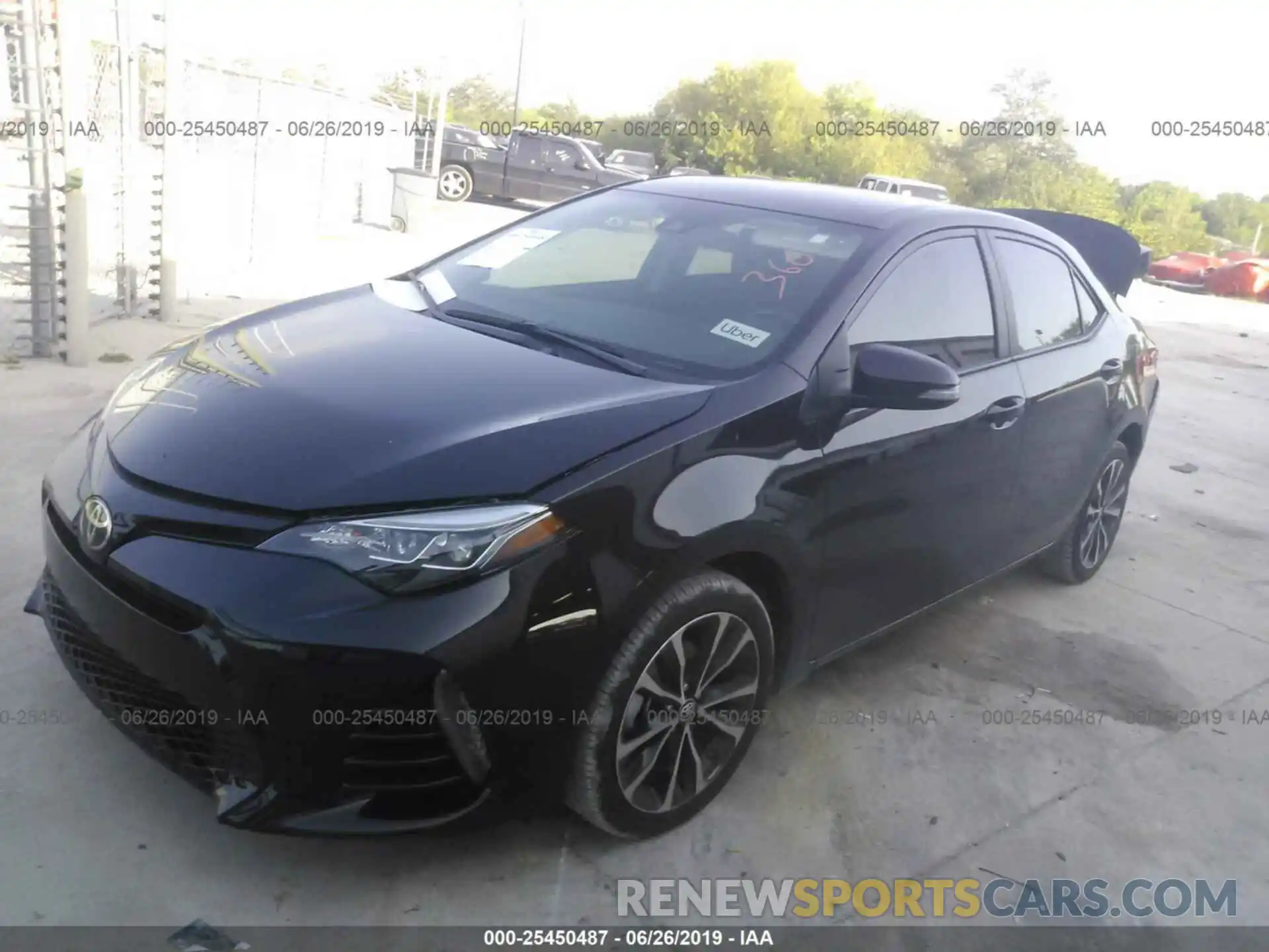 2 Photograph of a damaged car 5YFBURHE9KP903788 TOYOTA COROLLA 2019