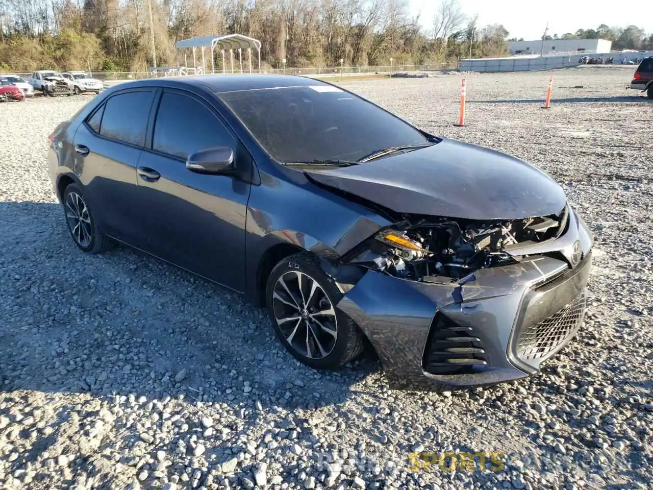 1 Photograph of a damaged car 5YFBURHE9KP903838 TOYOTA COROLLA 2019