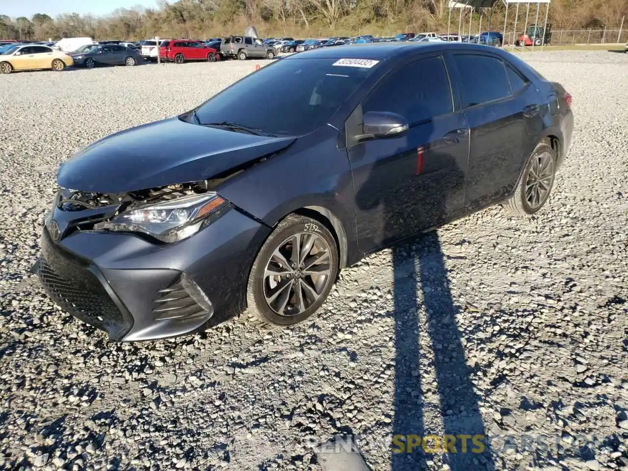 2 Photograph of a damaged car 5YFBURHE9KP903838 TOYOTA COROLLA 2019