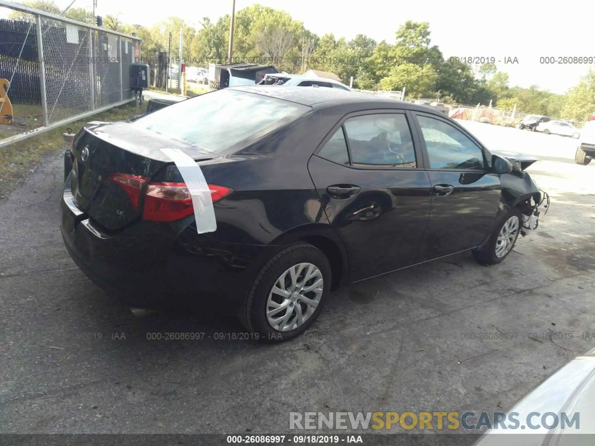 4 Photograph of a damaged car 5YFBURHE9KP904102 TOYOTA COROLLA 2019