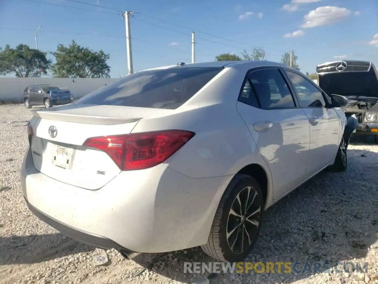 4 Photograph of a damaged car 5YFBURHE9KP904312 TOYOTA COROLLA 2019