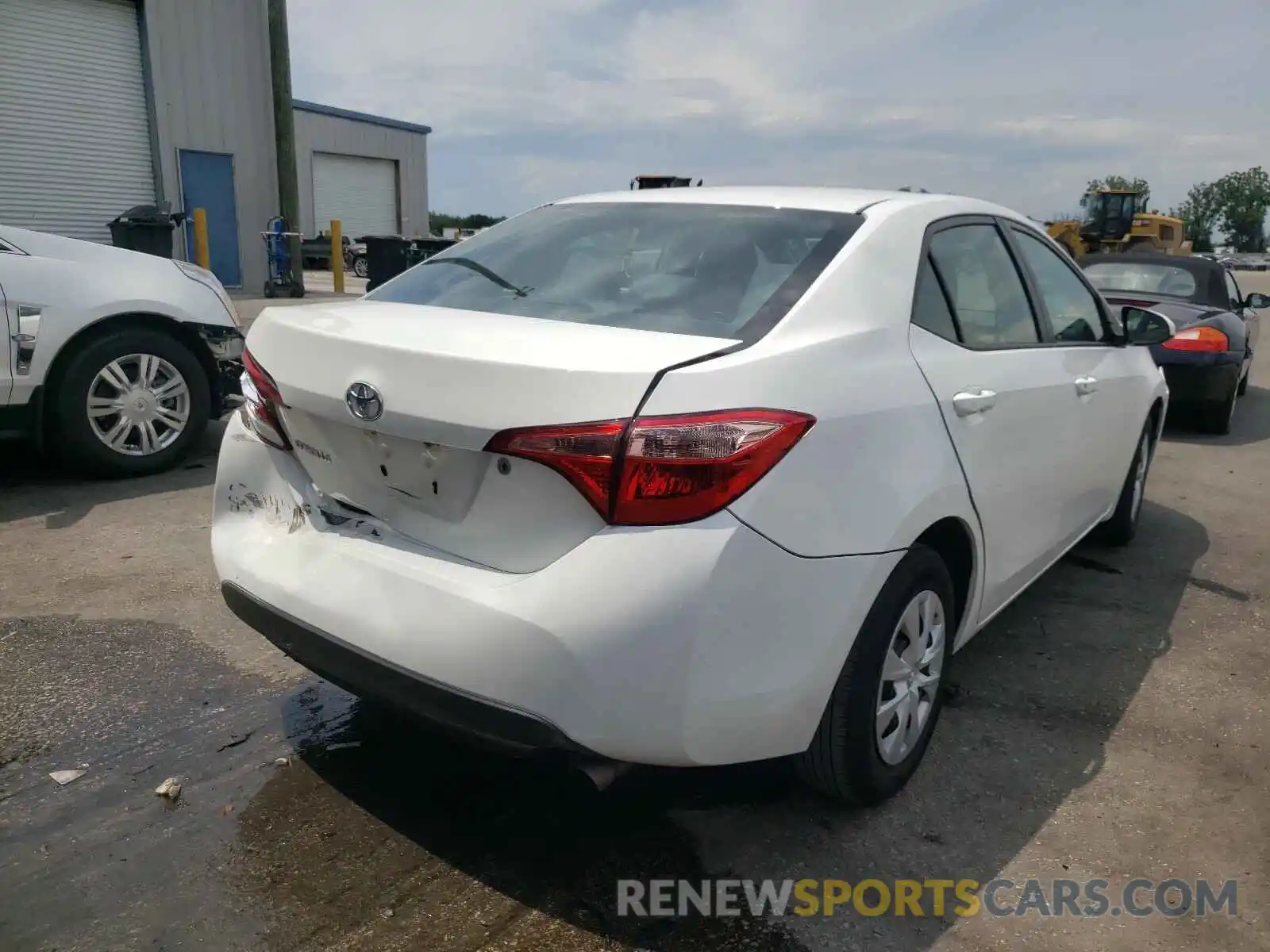 4 Photograph of a damaged car 5YFBURHE9KP904441 TOYOTA COROLLA 2019