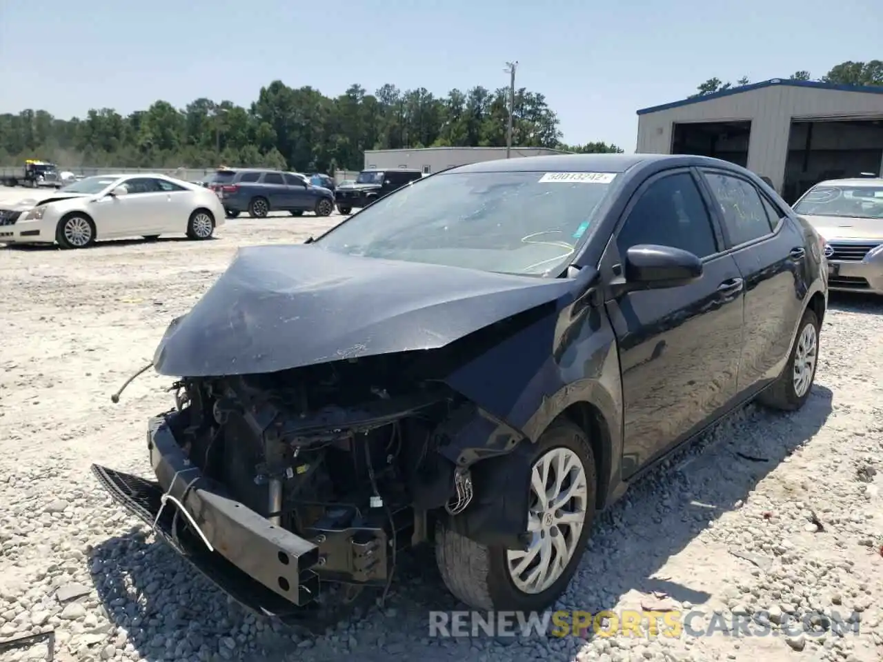 2 Photograph of a damaged car 5YFBURHE9KP904844 TOYOTA COROLLA 2019