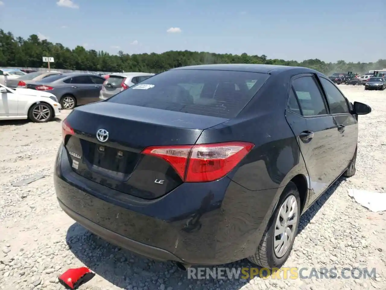 4 Photograph of a damaged car 5YFBURHE9KP904844 TOYOTA COROLLA 2019