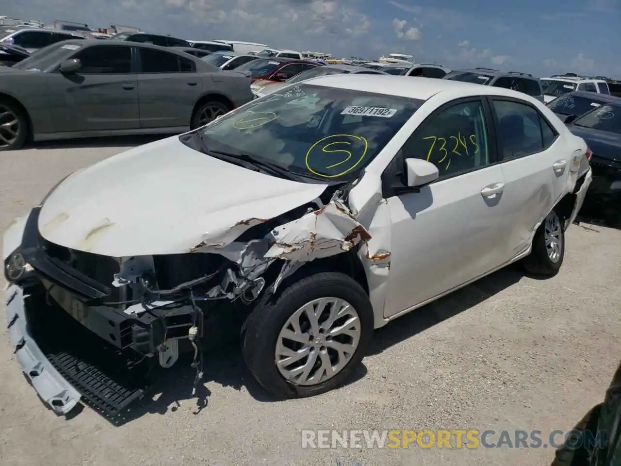 9 Photograph of a damaged car 5YFBURHE9KP904858 TOYOTA COROLLA 2019