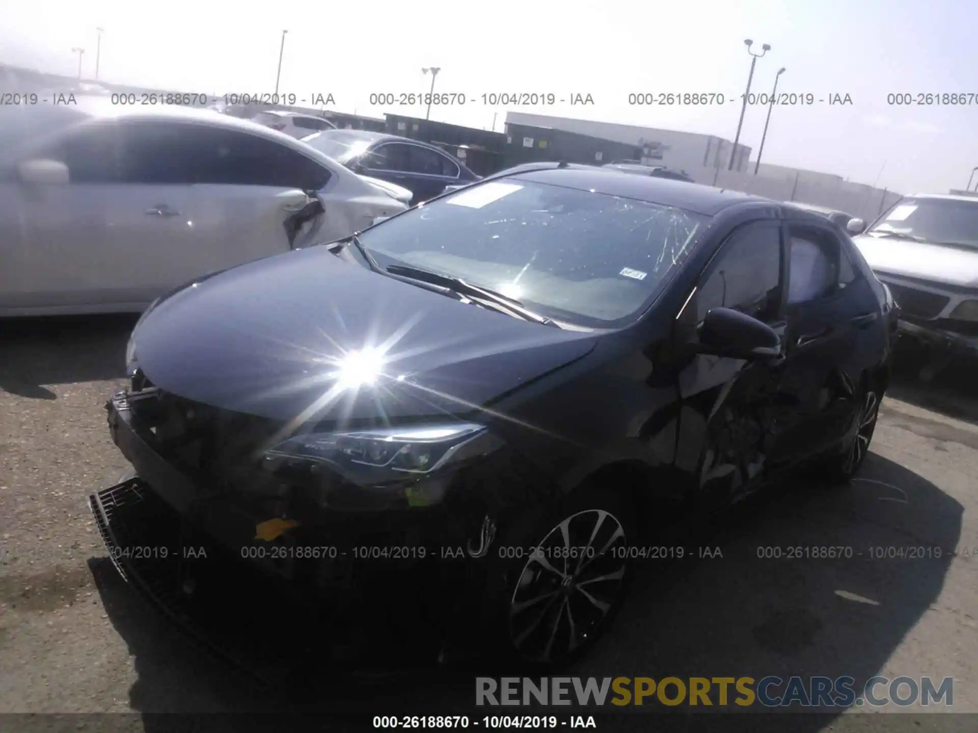 6 Photograph of a damaged car 5YFBURHE9KP905184 TOYOTA COROLLA 2019