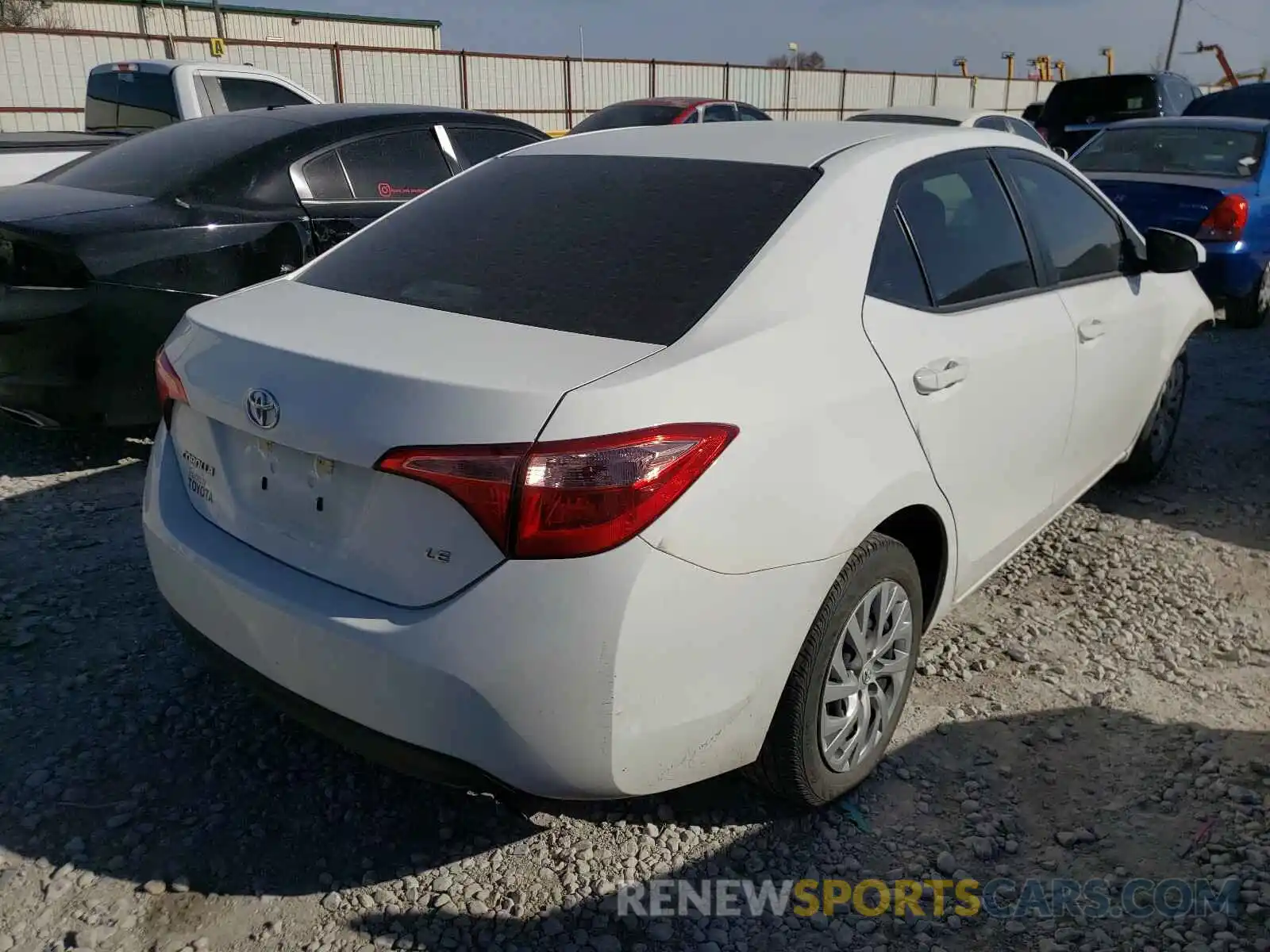 4 Photograph of a damaged car 5YFBURHE9KP905203 TOYOTA COROLLA 2019