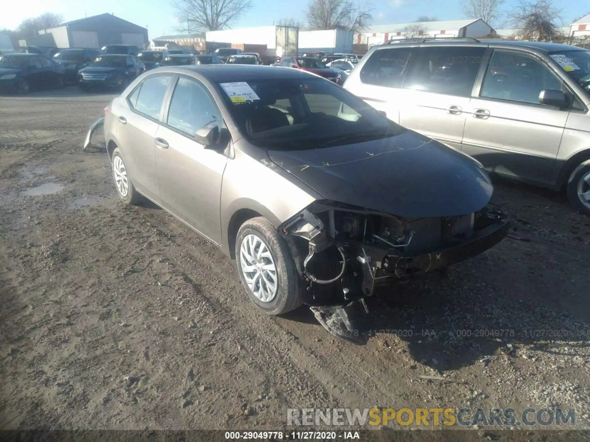 1 Photograph of a damaged car 5YFBURHE9KP905282 TOYOTA COROLLA 2019