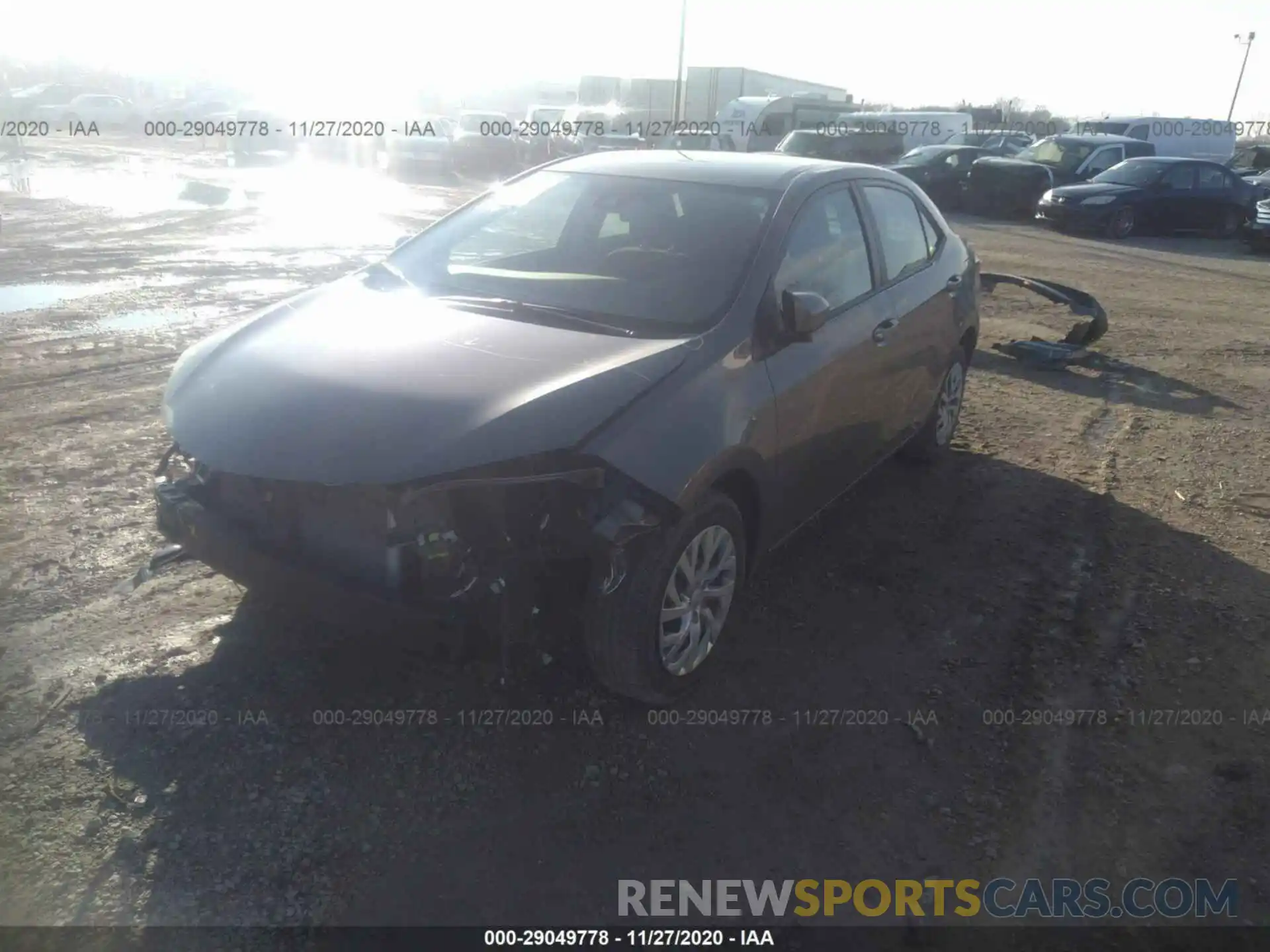 2 Photograph of a damaged car 5YFBURHE9KP905282 TOYOTA COROLLA 2019