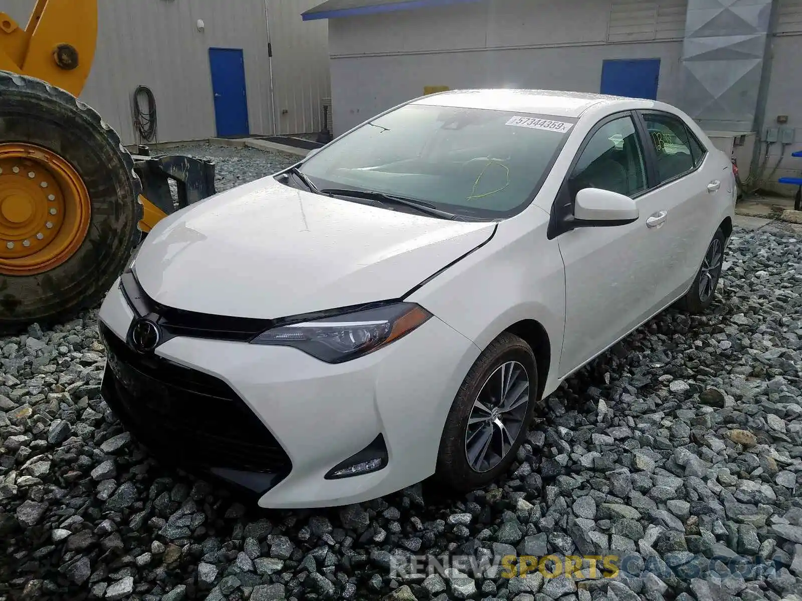 2 Photograph of a damaged car 5YFBURHE9KP905315 TOYOTA COROLLA 2019