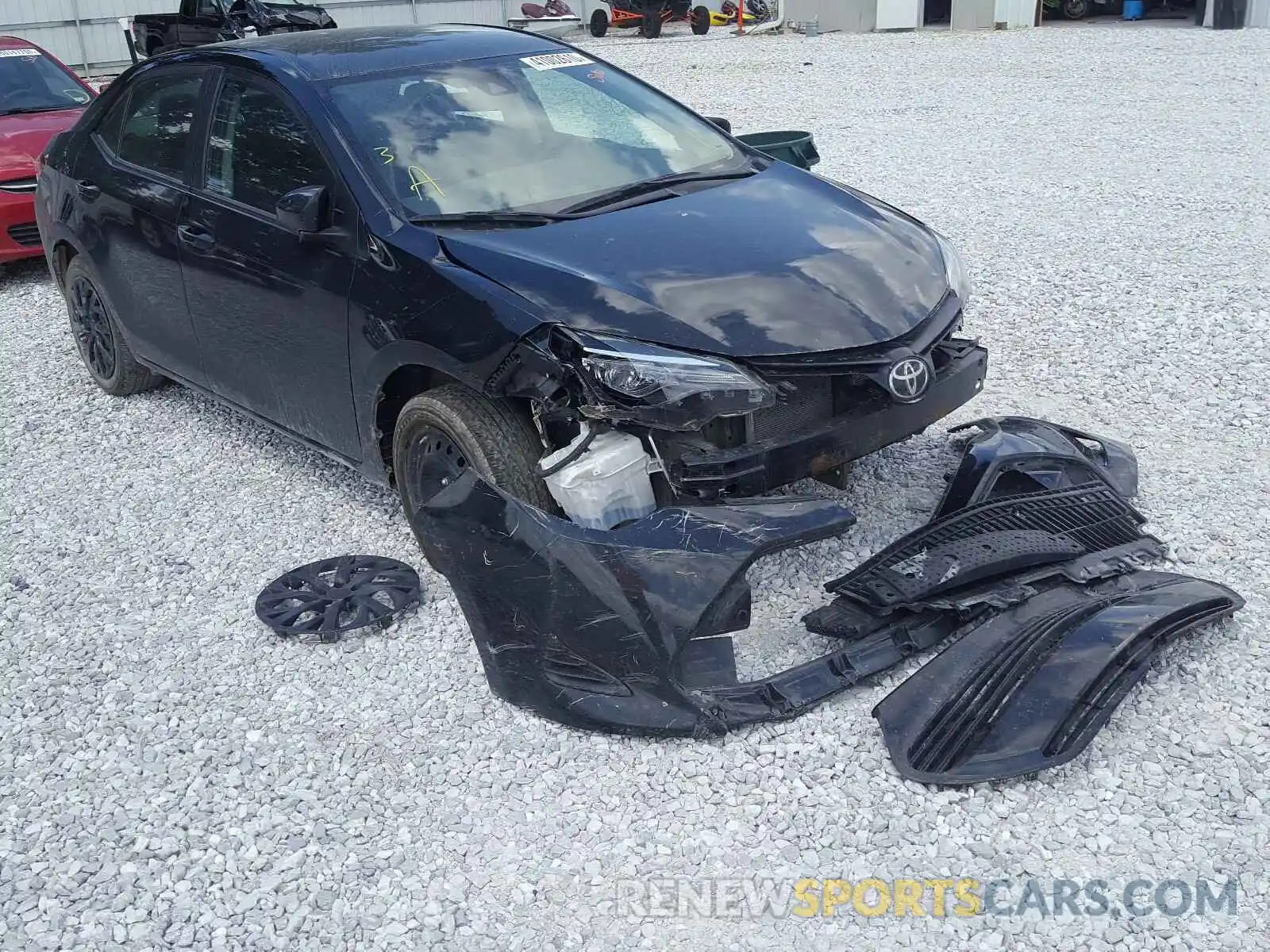 1 Photograph of a damaged car 5YFBURHE9KP905718 TOYOTA COROLLA 2019