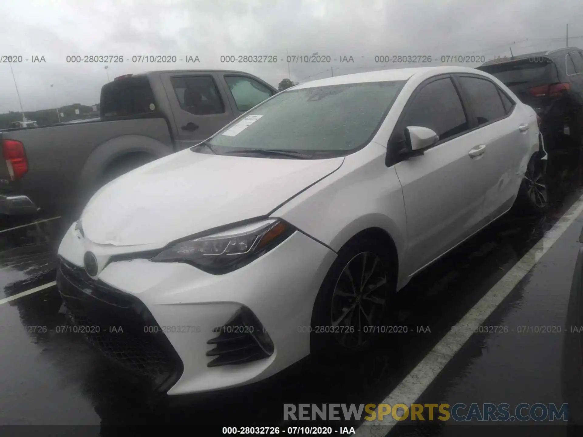 2 Photograph of a damaged car 5YFBURHE9KP905816 TOYOTA COROLLA 2019