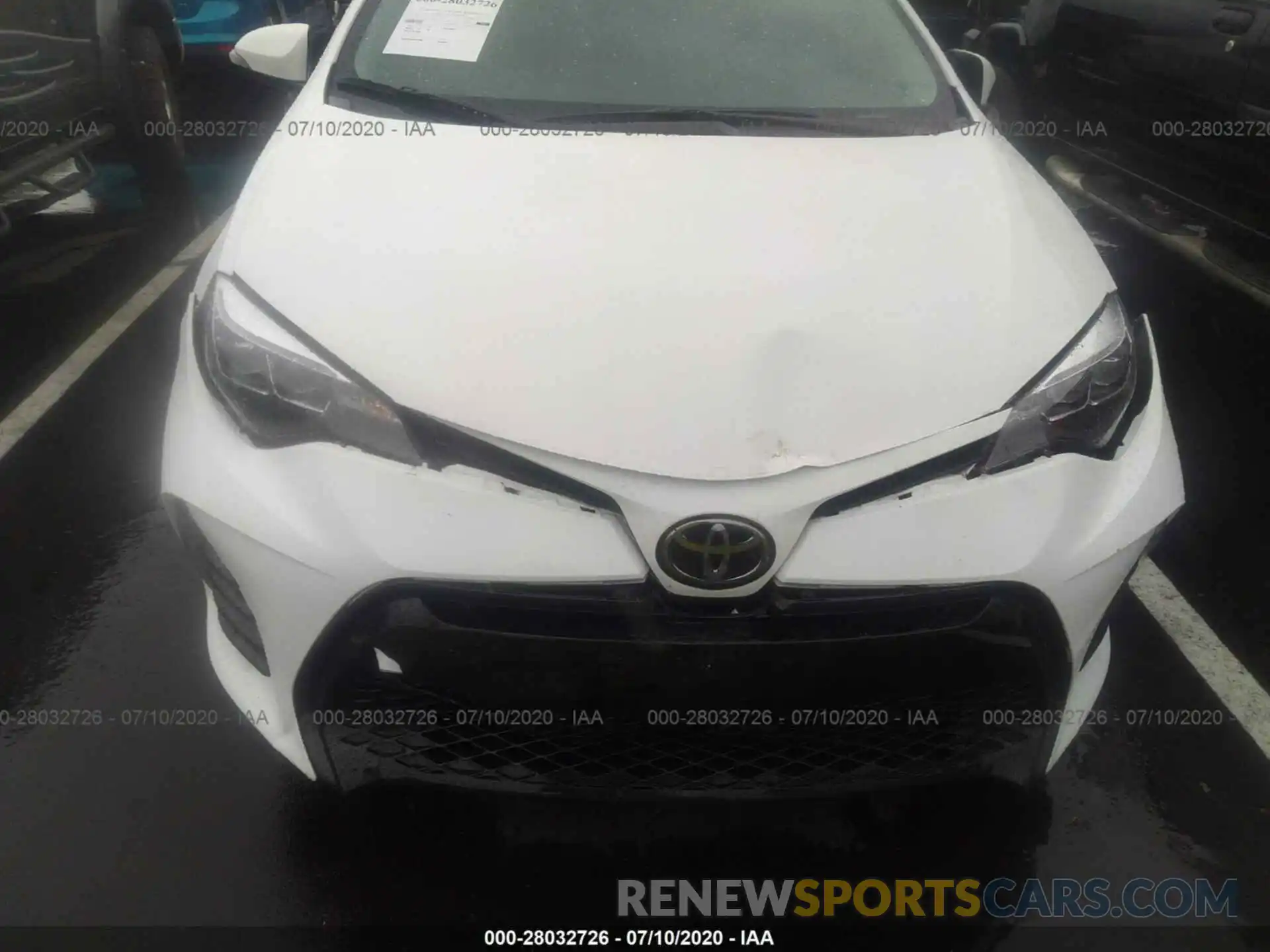 6 Photograph of a damaged car 5YFBURHE9KP905816 TOYOTA COROLLA 2019