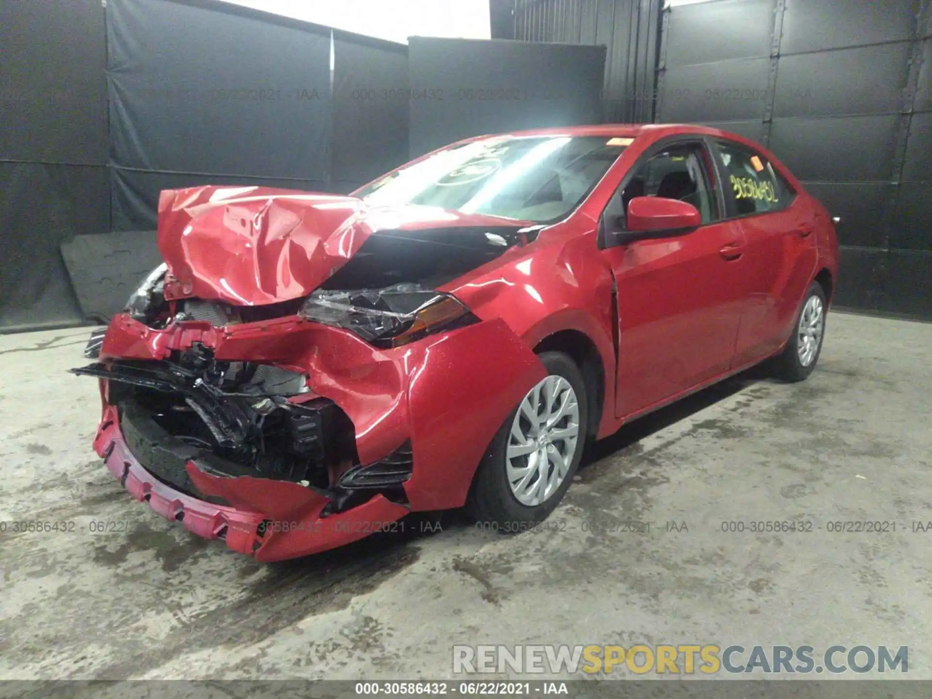 6 Photograph of a damaged car 5YFBURHE9KP906187 TOYOTA COROLLA 2019