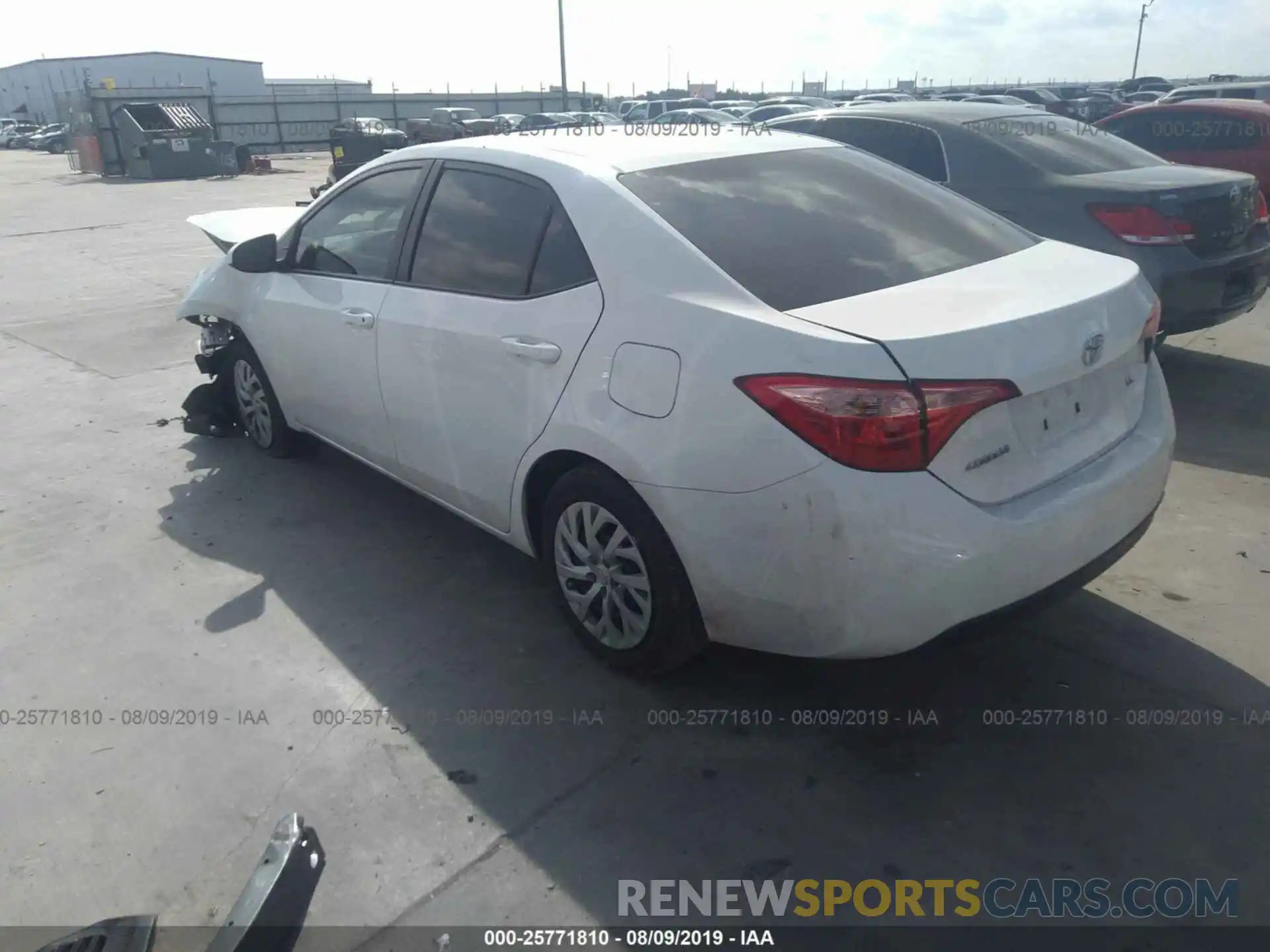 3 Photograph of a damaged car 5YFBURHE9KP906304 TOYOTA COROLLA 2019