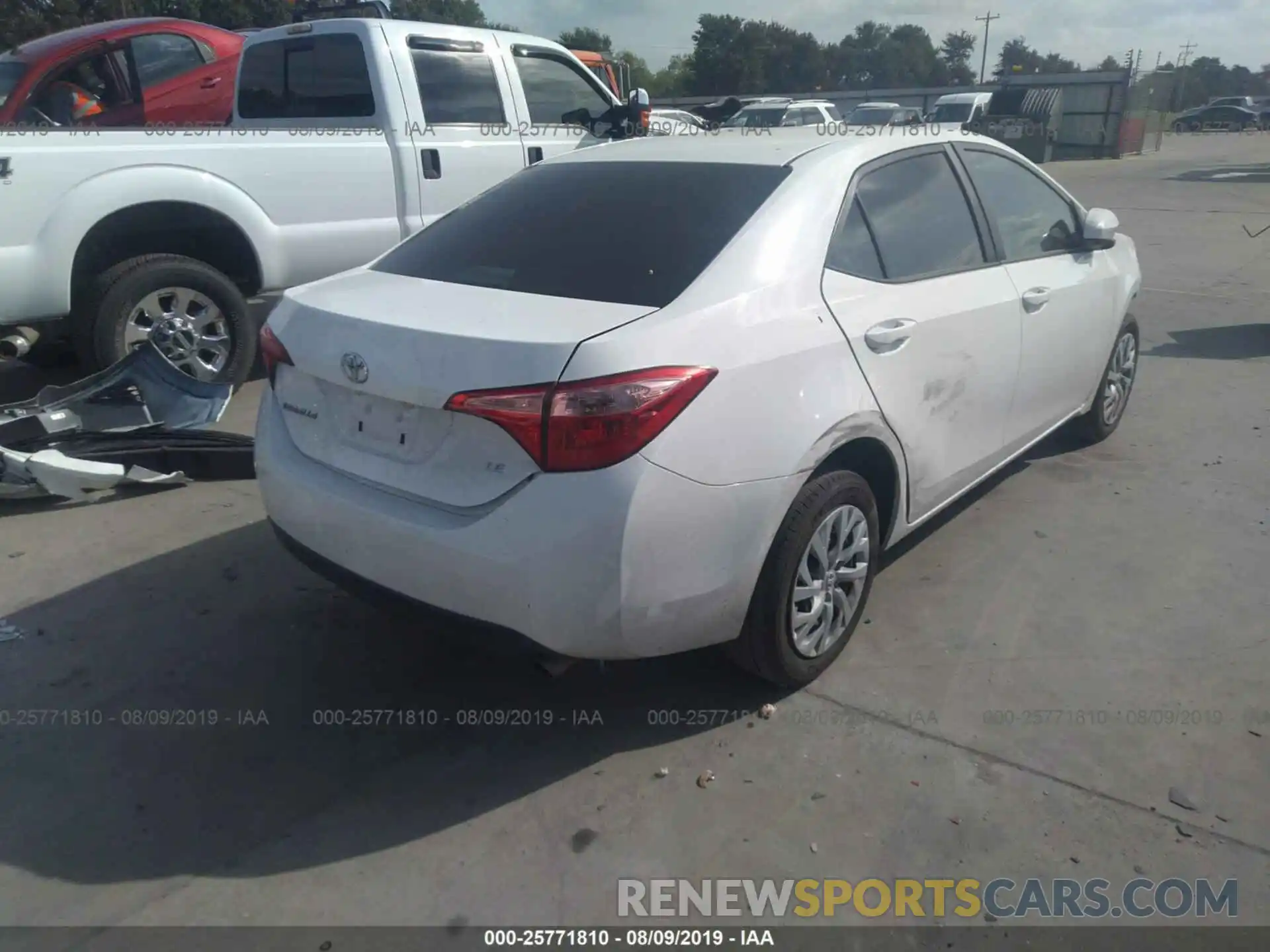 4 Photograph of a damaged car 5YFBURHE9KP906304 TOYOTA COROLLA 2019