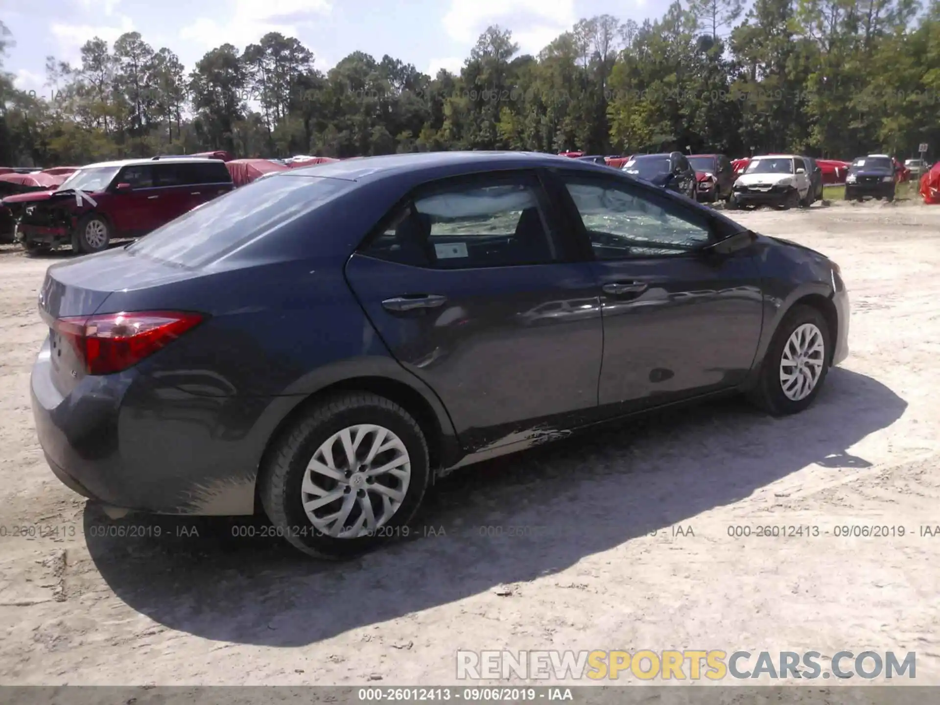 4 Photograph of a damaged car 5YFBURHE9KP906366 TOYOTA COROLLA 2019