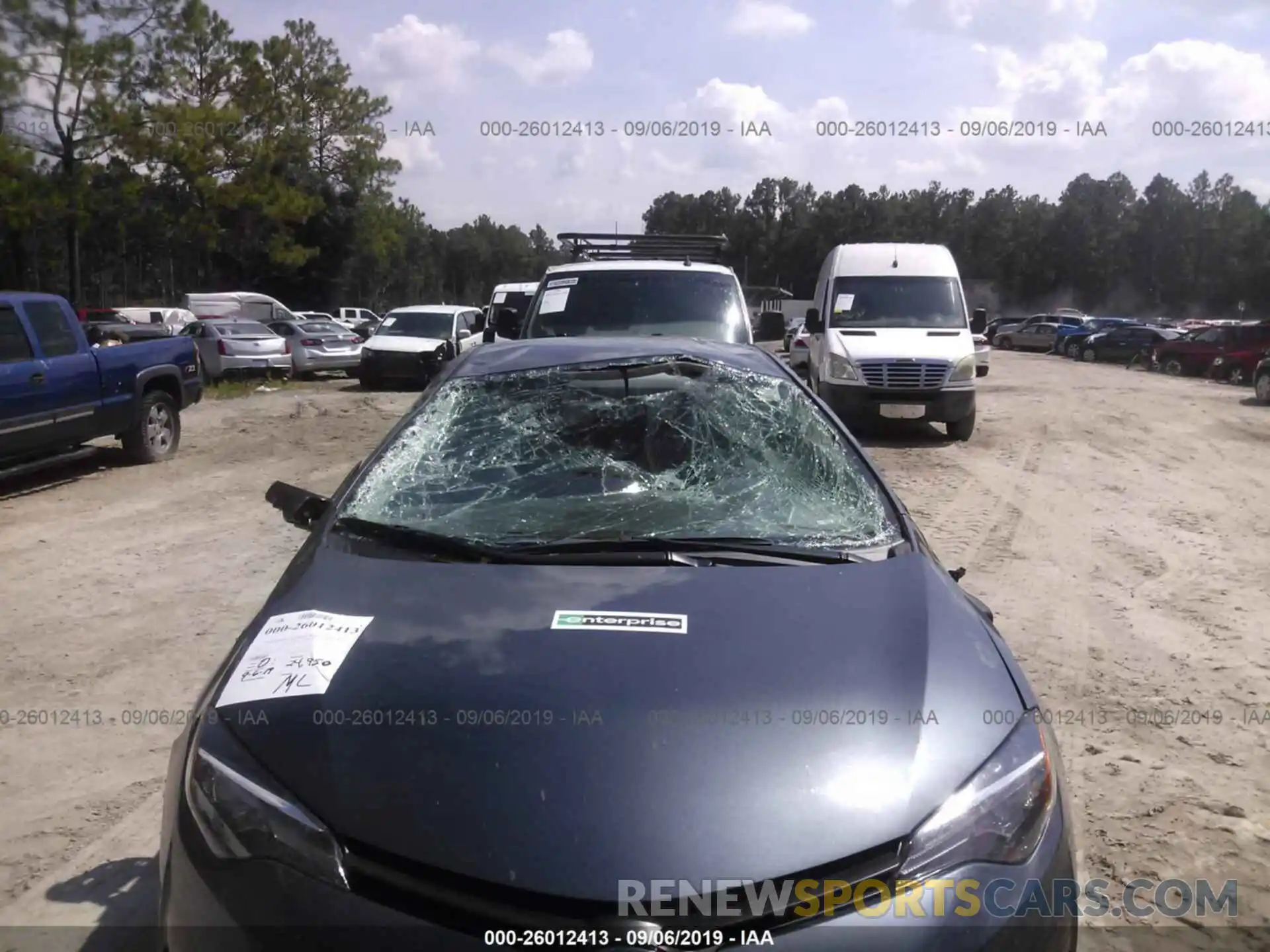 6 Photograph of a damaged car 5YFBURHE9KP906366 TOYOTA COROLLA 2019