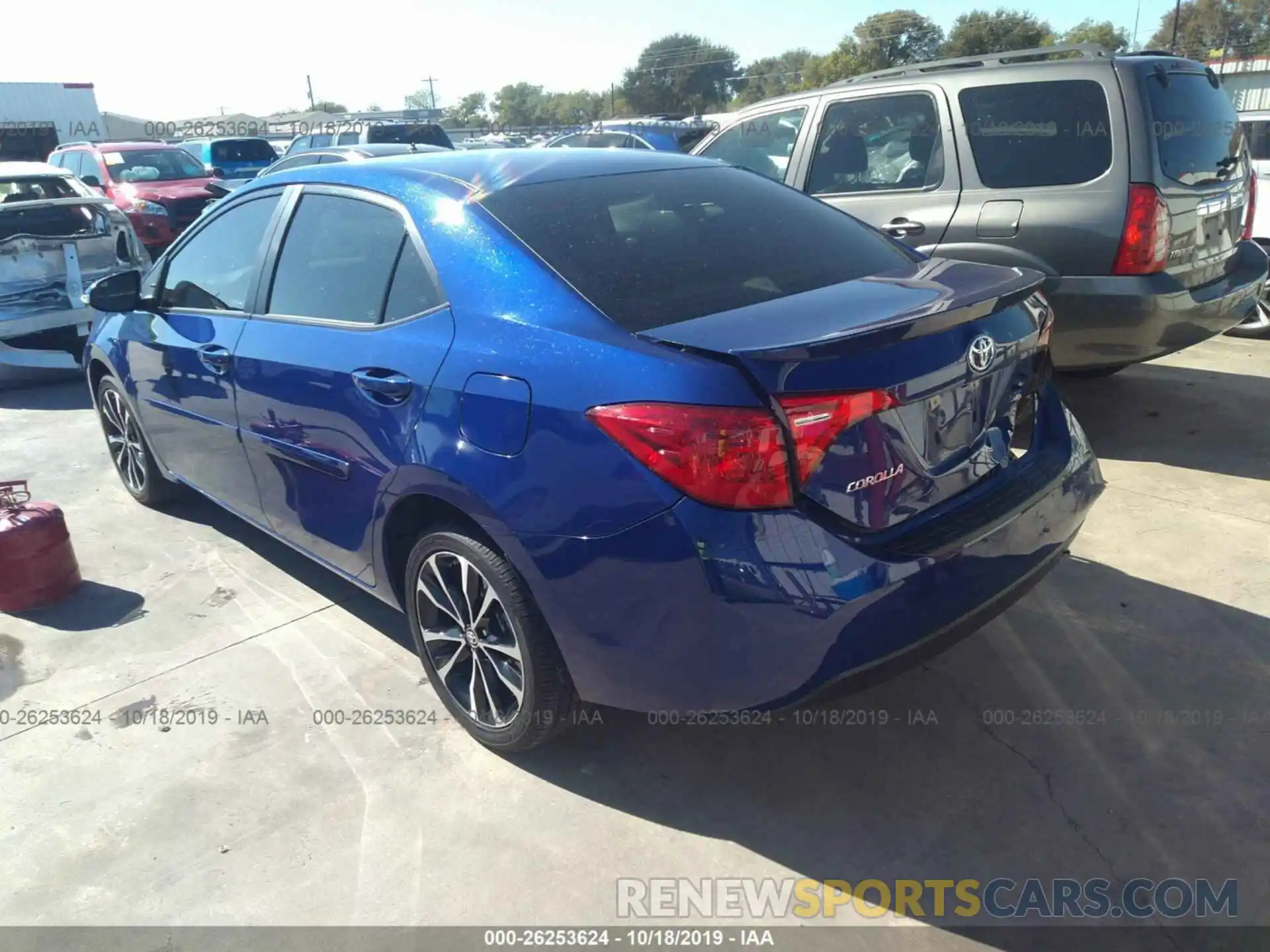 3 Photograph of a damaged car 5YFBURHE9KP906657 TOYOTA COROLLA 2019