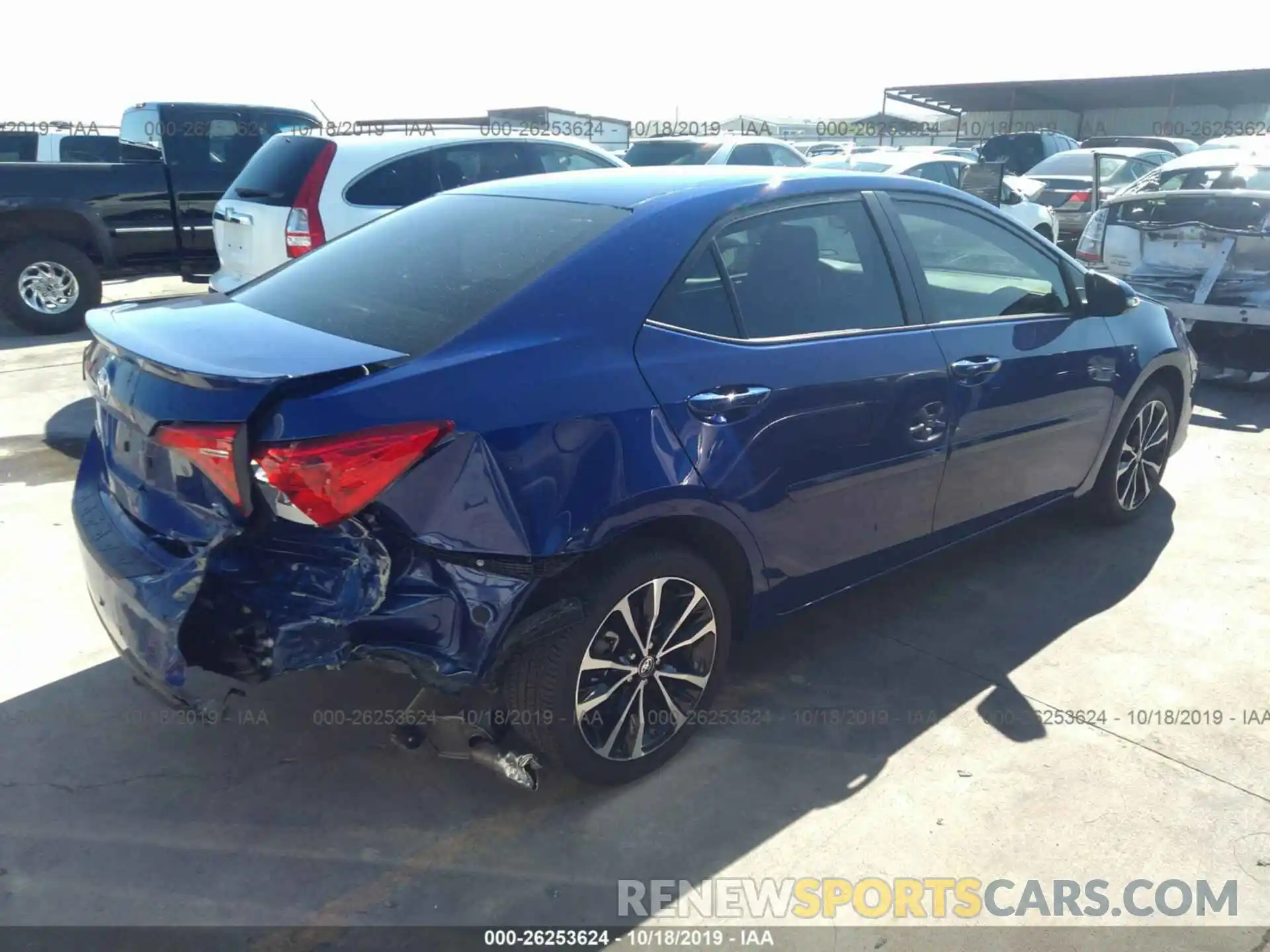 4 Photograph of a damaged car 5YFBURHE9KP906657 TOYOTA COROLLA 2019