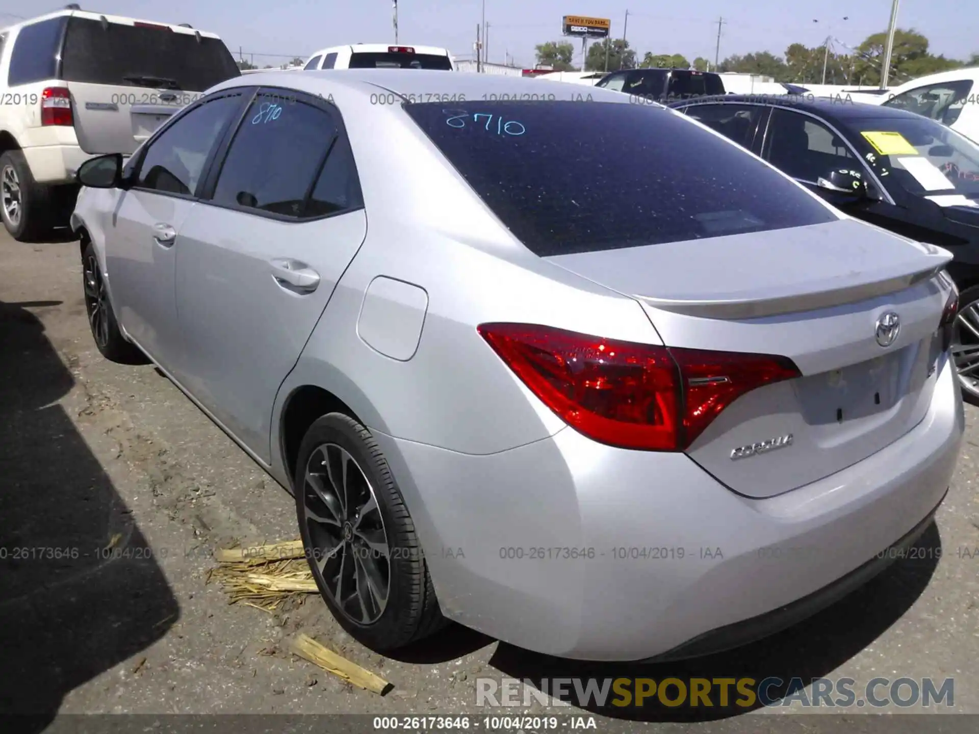 3 Photograph of a damaged car 5YFBURHE9KP906805 TOYOTA COROLLA 2019