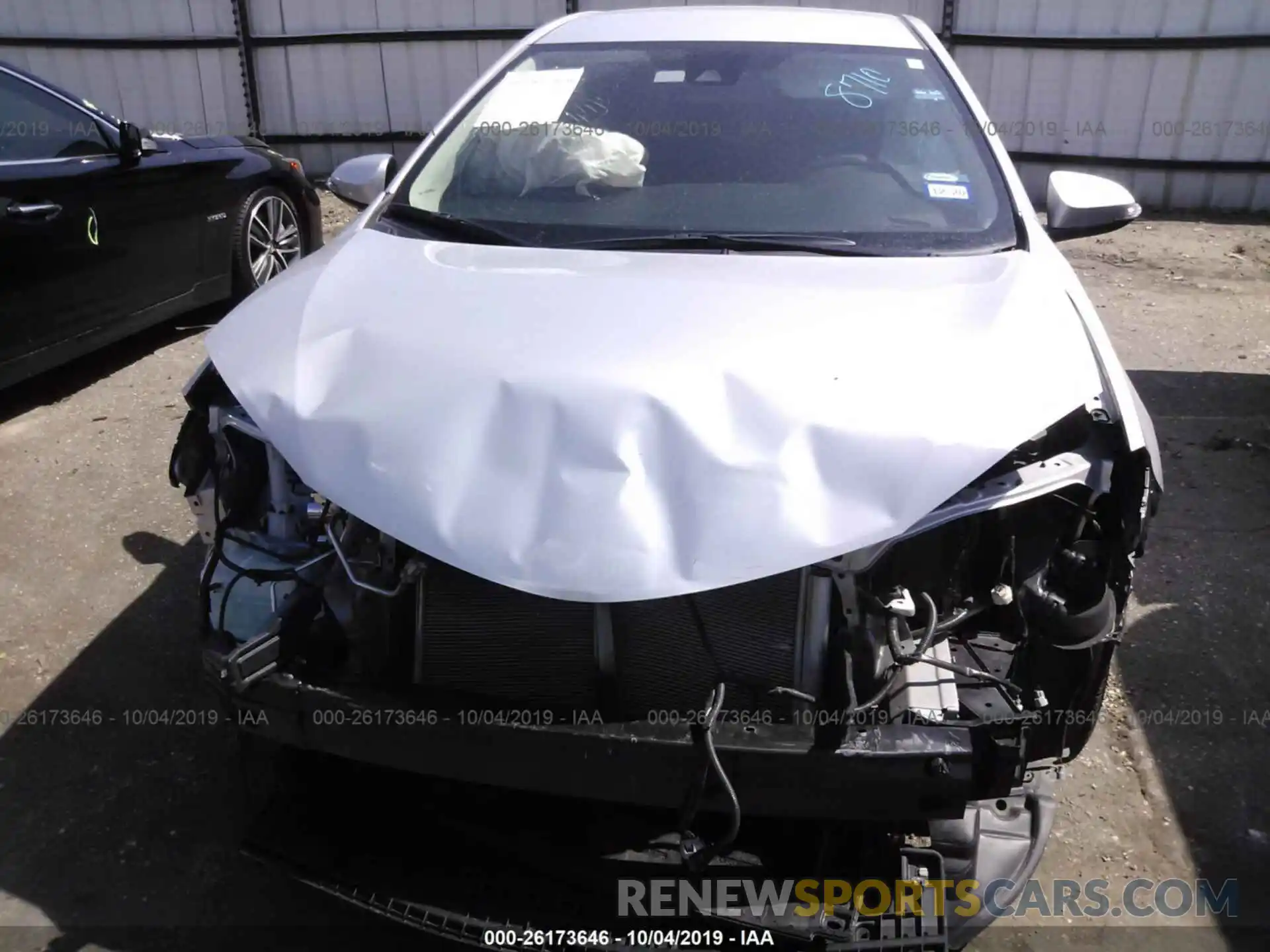 6 Photograph of a damaged car 5YFBURHE9KP906805 TOYOTA COROLLA 2019