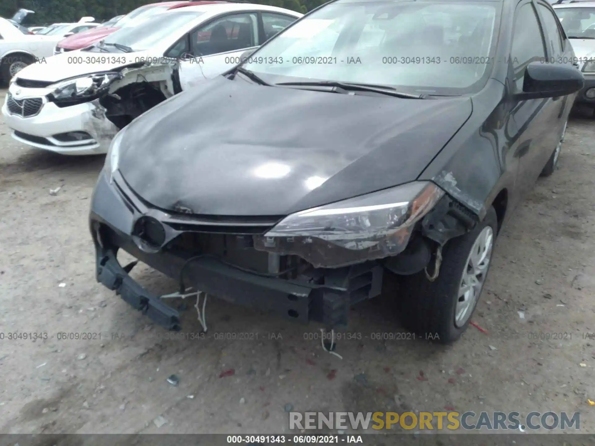 6 Photograph of a damaged car 5YFBURHE9KP906920 TOYOTA COROLLA 2019