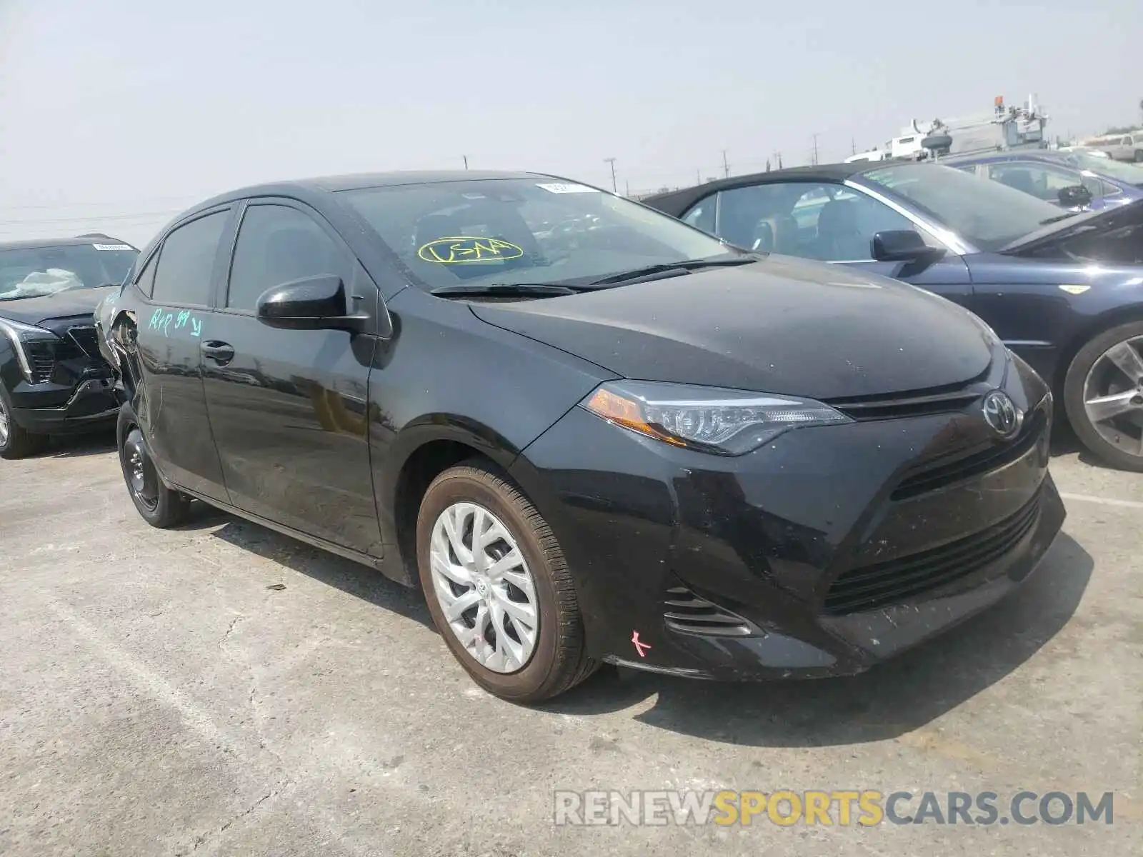 1 Photograph of a damaged car 5YFBURHE9KP907159 TOYOTA COROLLA 2019