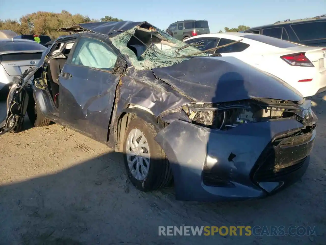 9 Photograph of a damaged car 5YFBURHE9KP907386 TOYOTA COROLLA 2019