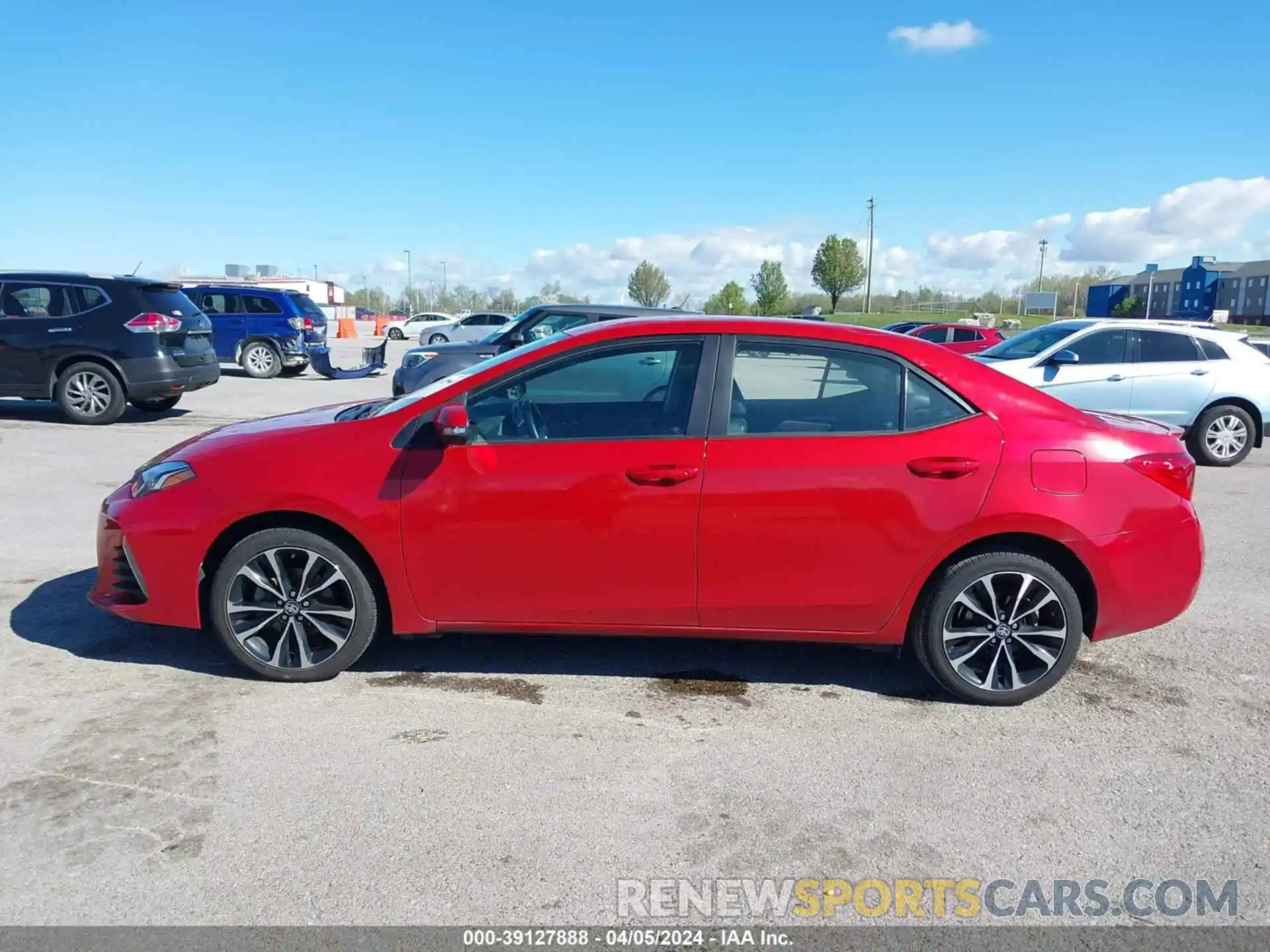 14 Photograph of a damaged car 5YFBURHE9KP907680 TOYOTA COROLLA 2019