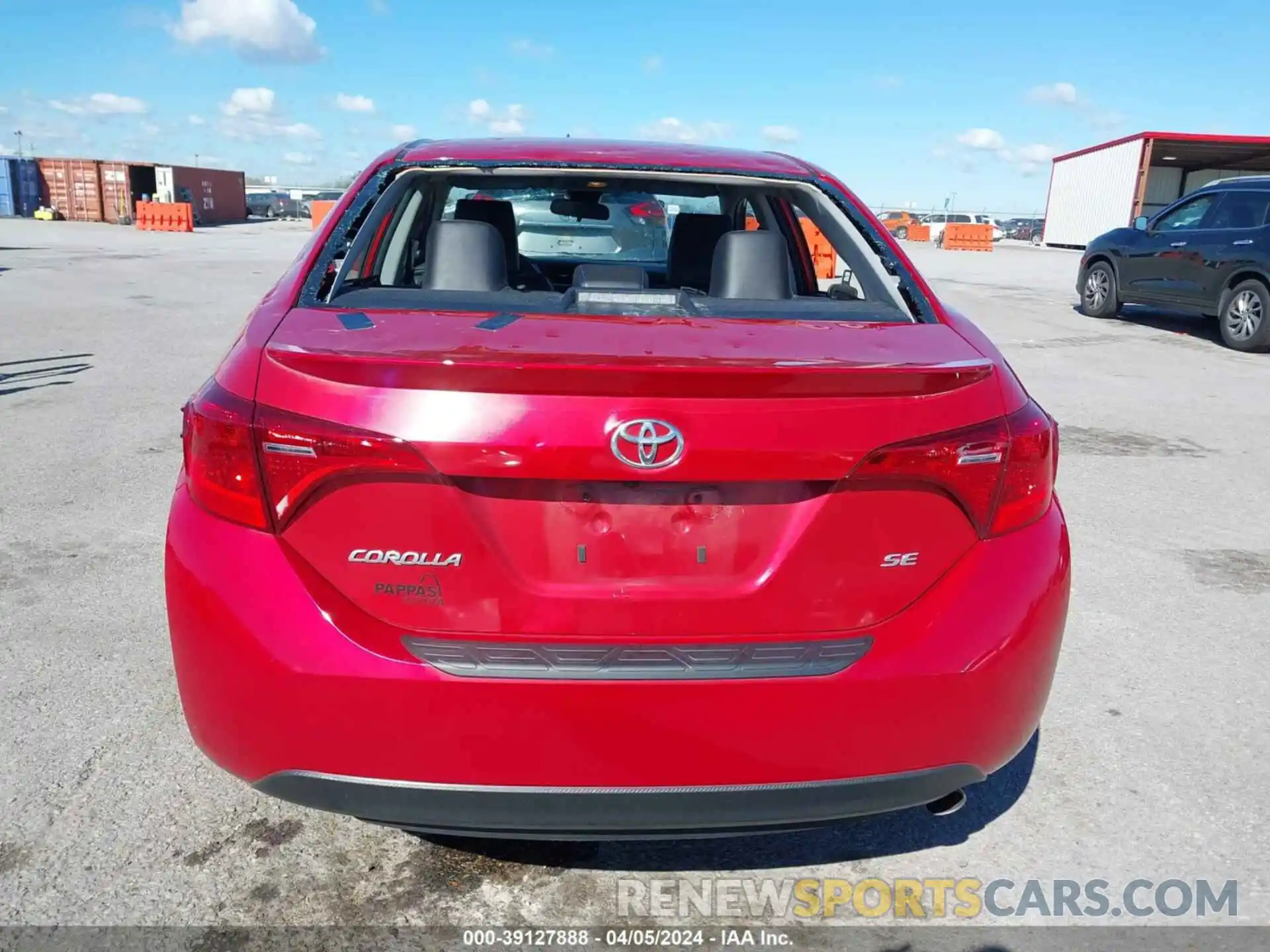 16 Photograph of a damaged car 5YFBURHE9KP907680 TOYOTA COROLLA 2019