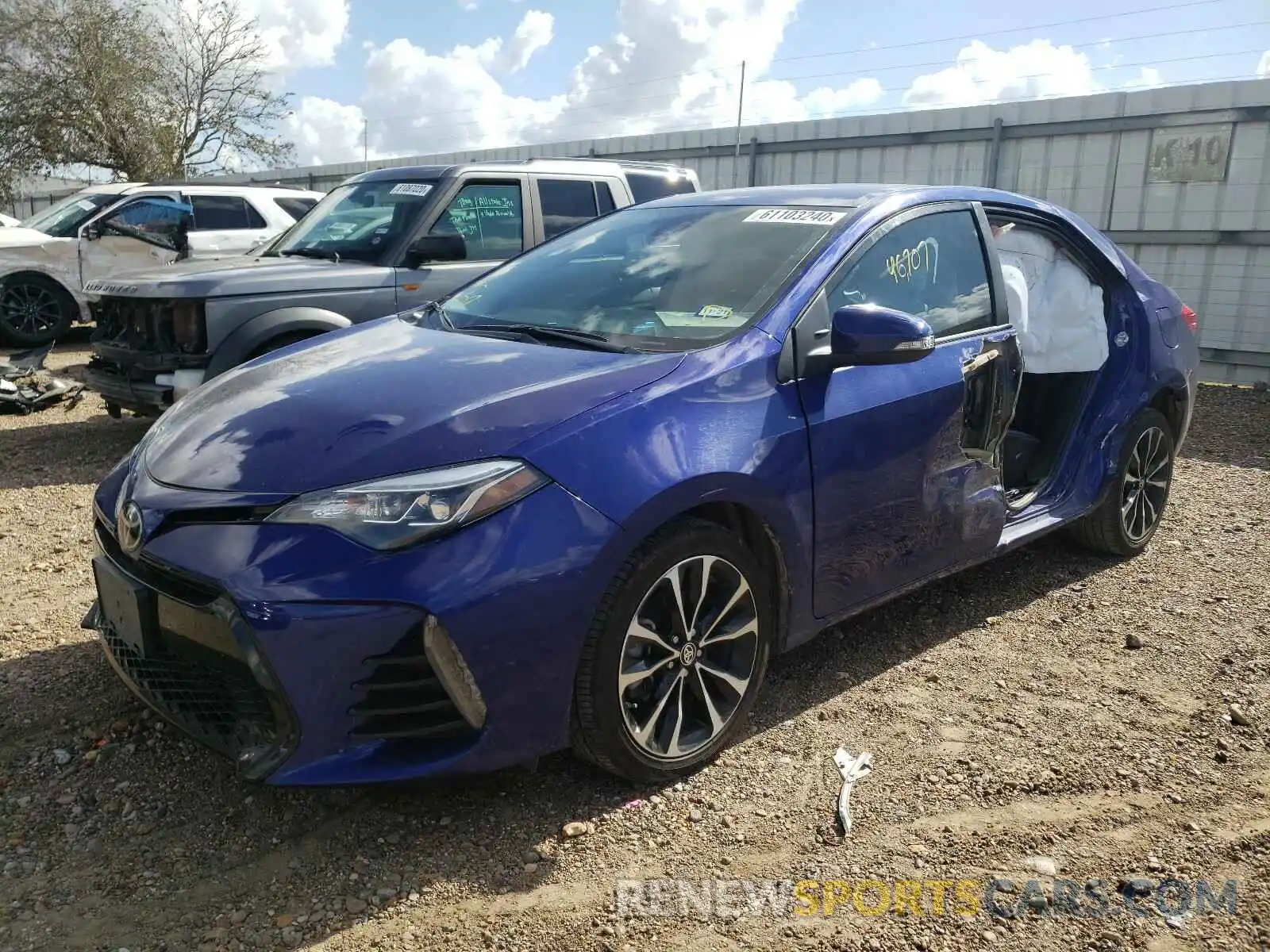 2 Photograph of a damaged car 5YFBURHE9KP908389 TOYOTA COROLLA 2019