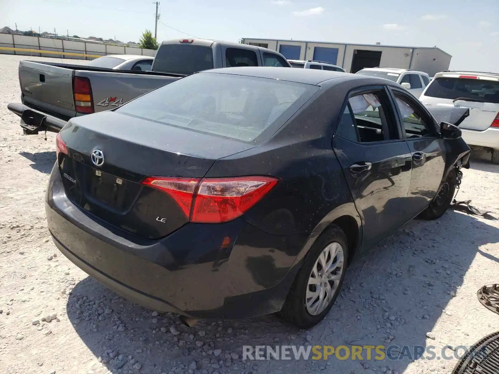 4 Photograph of a damaged car 5YFBURHE9KP908442 TOYOTA COROLLA 2019