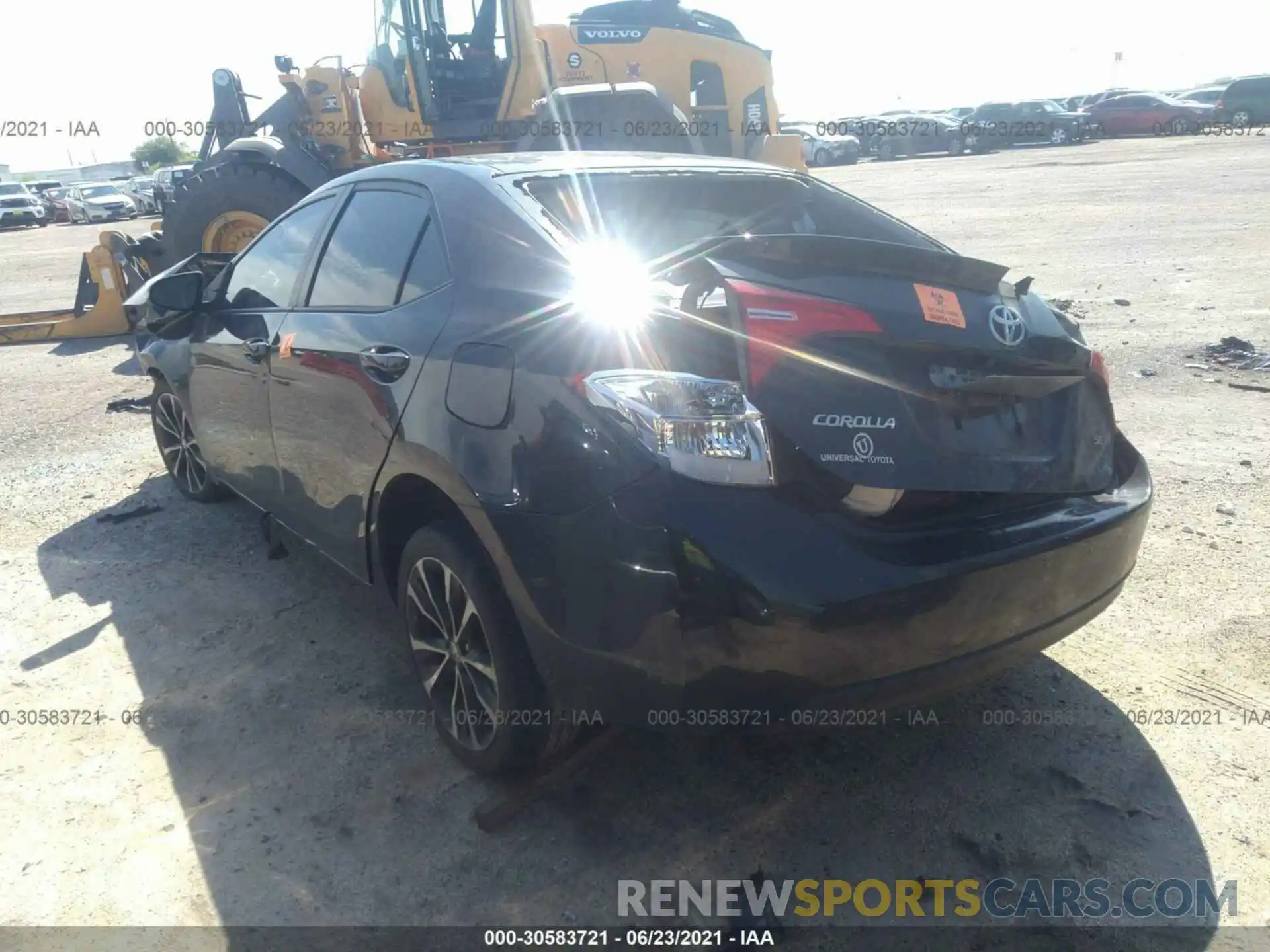 3 Photograph of a damaged car 5YFBURHE9KP908781 TOYOTA COROLLA 2019