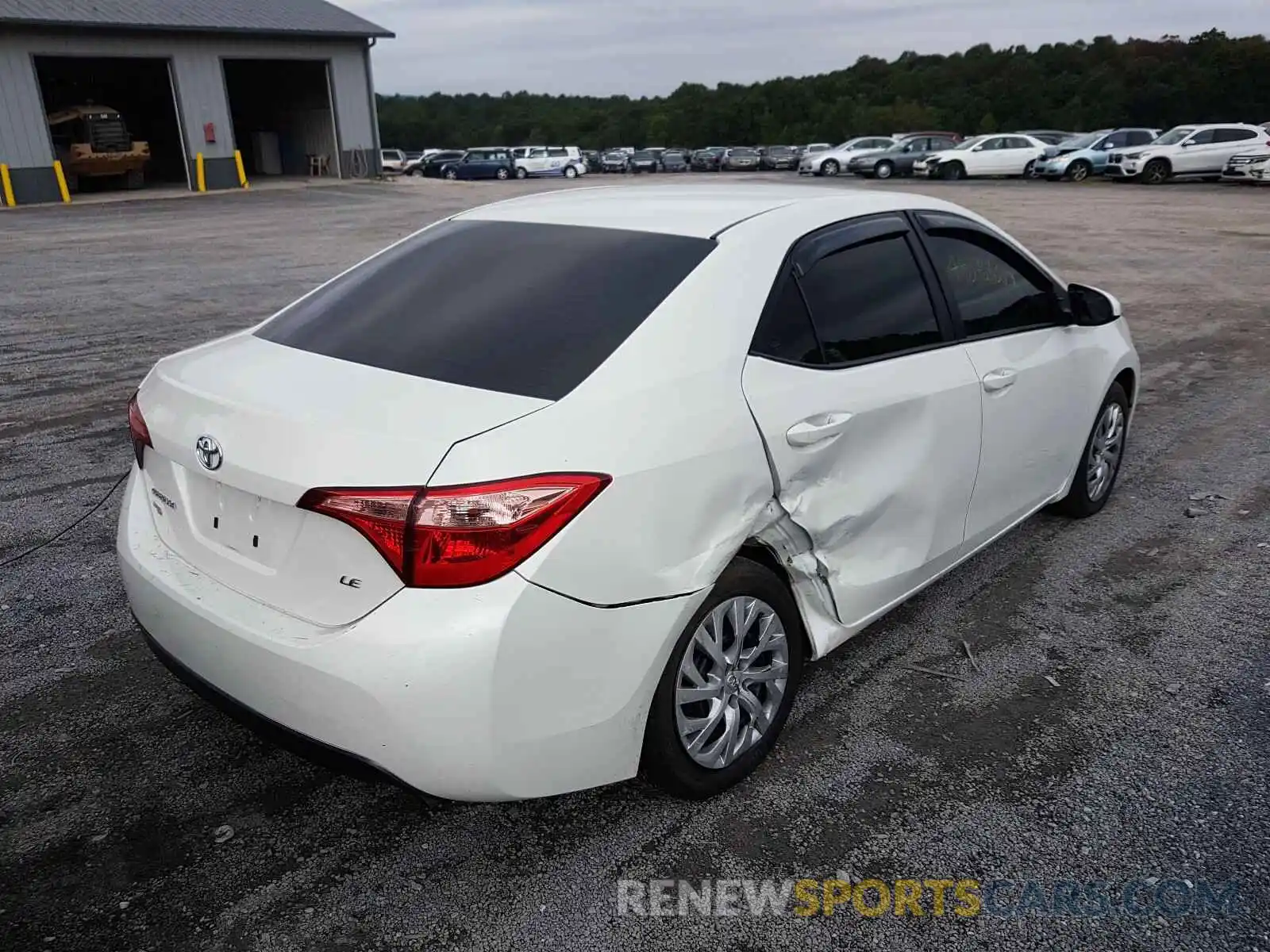 4 Photograph of a damaged car 5YFBURHE9KP909073 TOYOTA COROLLA 2019