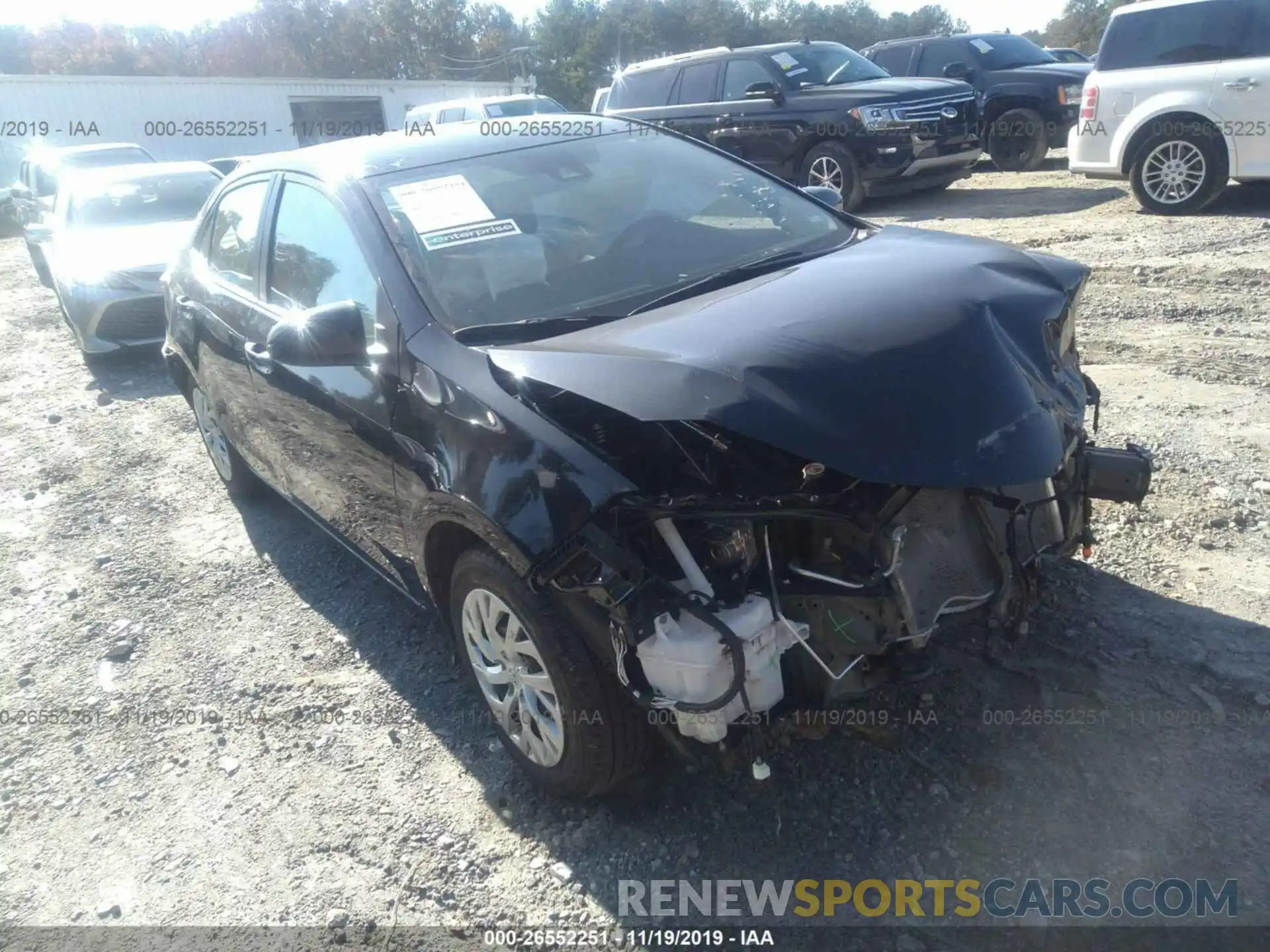 1 Photograph of a damaged car 5YFBURHE9KP909185 TOYOTA COROLLA 2019