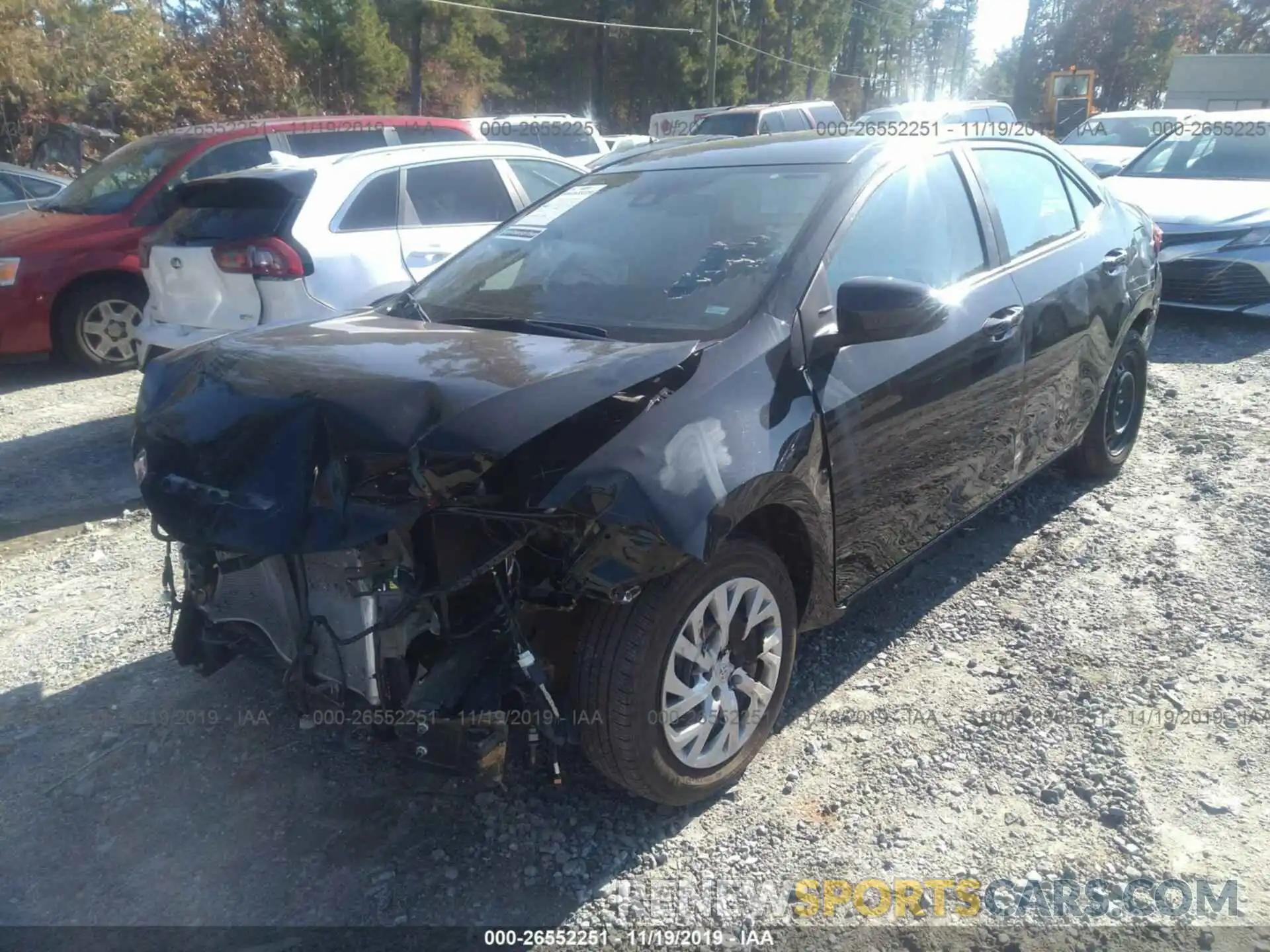 2 Photograph of a damaged car 5YFBURHE9KP909185 TOYOTA COROLLA 2019