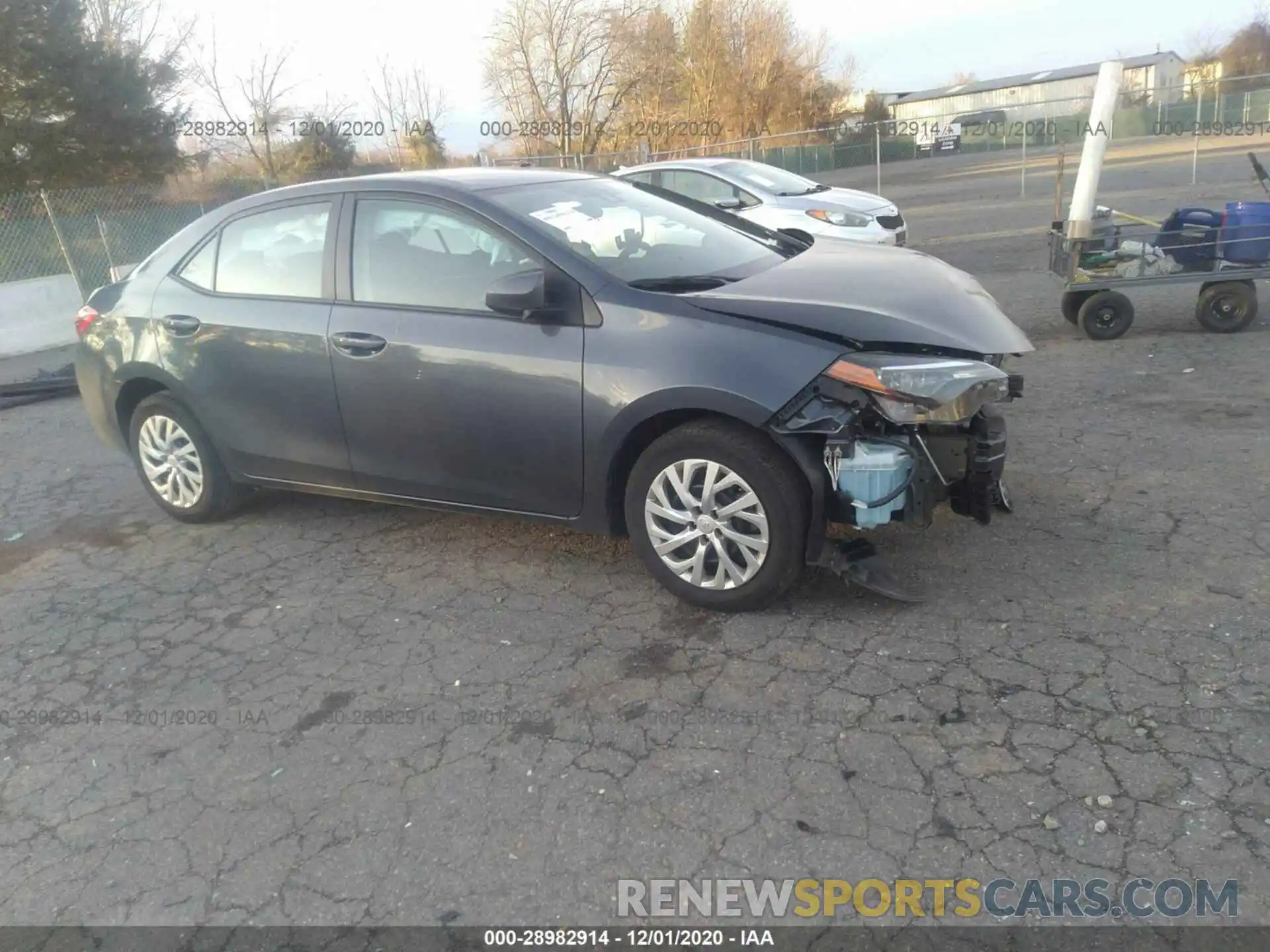 1 Photograph of a damaged car 5YFBURHE9KP909428 TOYOTA COROLLA 2019