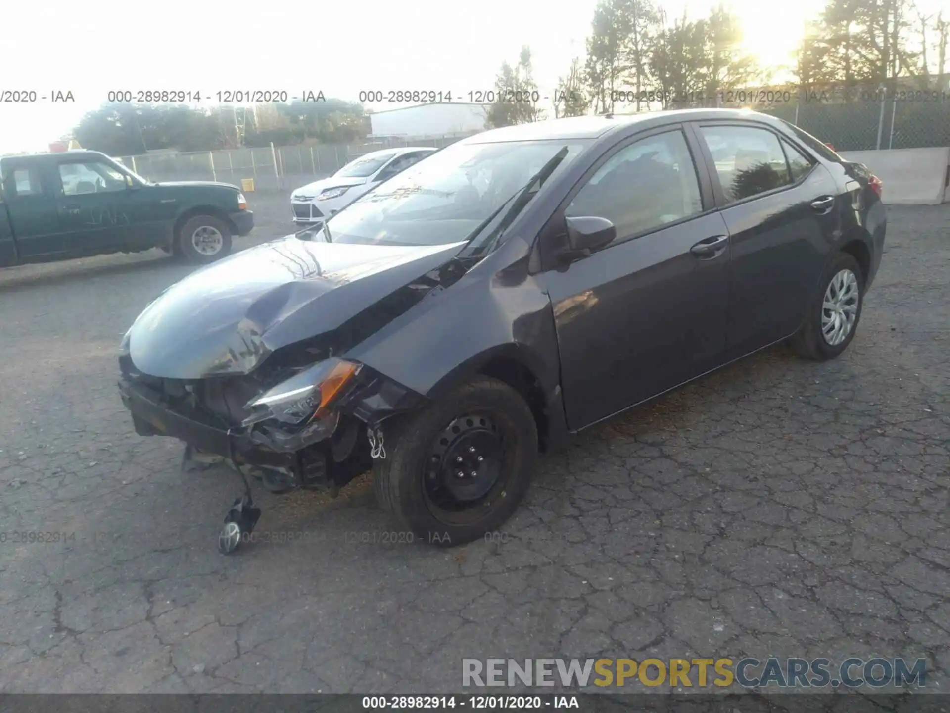 2 Photograph of a damaged car 5YFBURHE9KP909428 TOYOTA COROLLA 2019