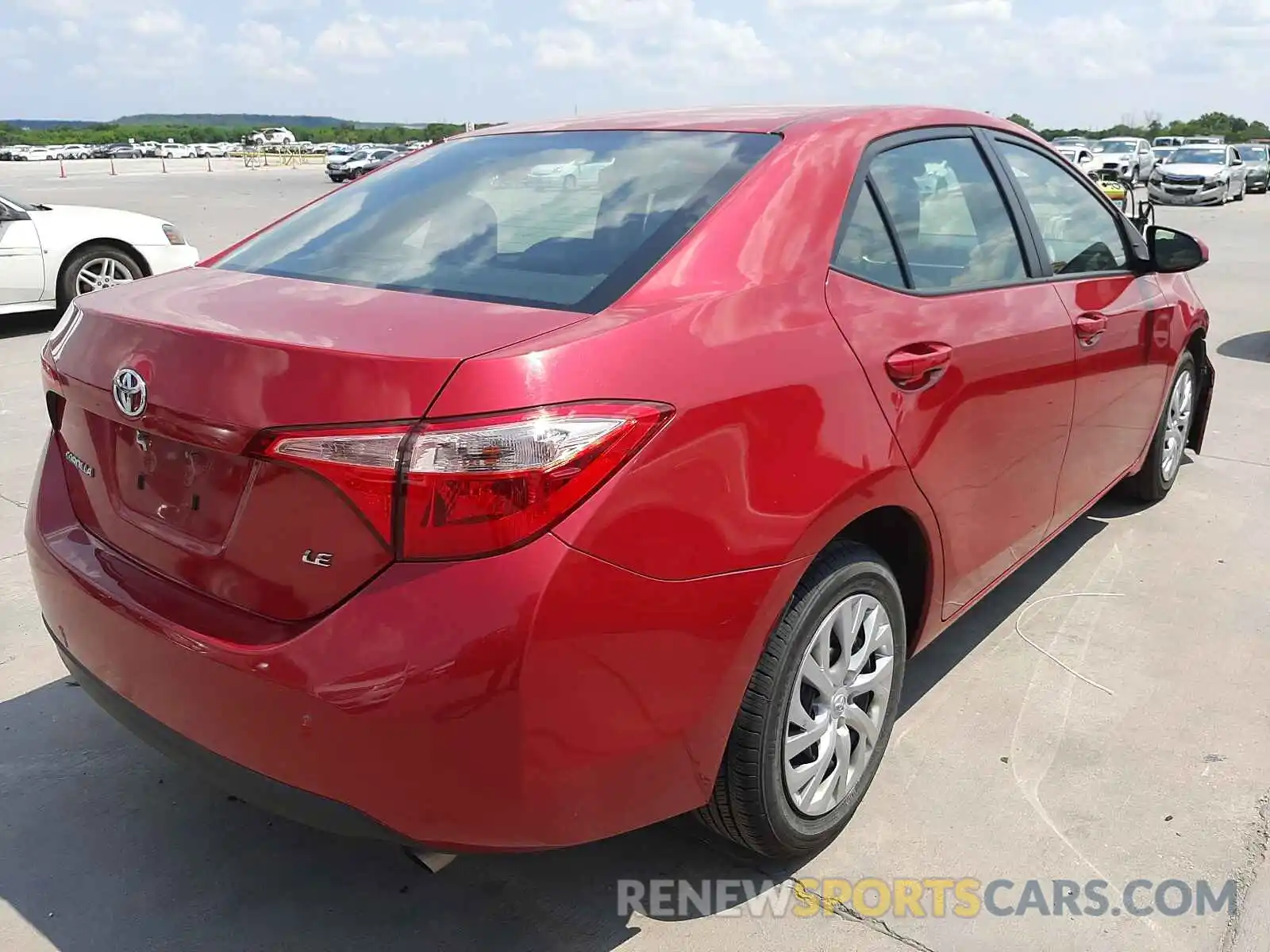 4 Photograph of a damaged car 5YFBURHE9KP909834 TOYOTA COROLLA 2019