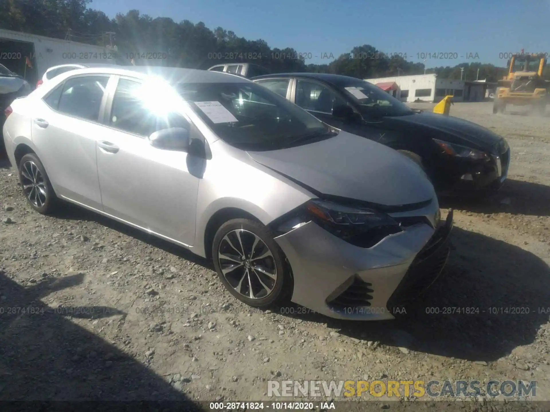 1 Photograph of a damaged car 5YFBURHE9KP910093 TOYOTA COROLLA 2019