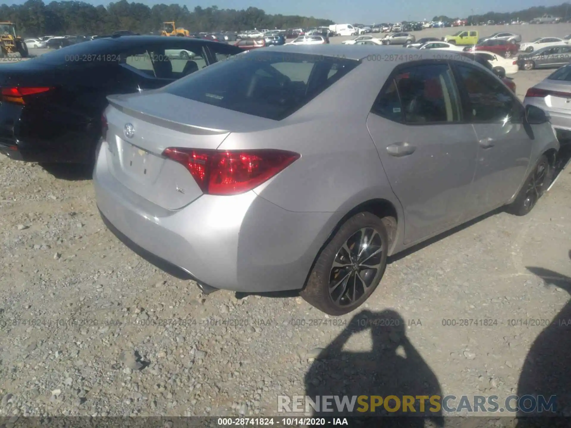 4 Photograph of a damaged car 5YFBURHE9KP910093 TOYOTA COROLLA 2019