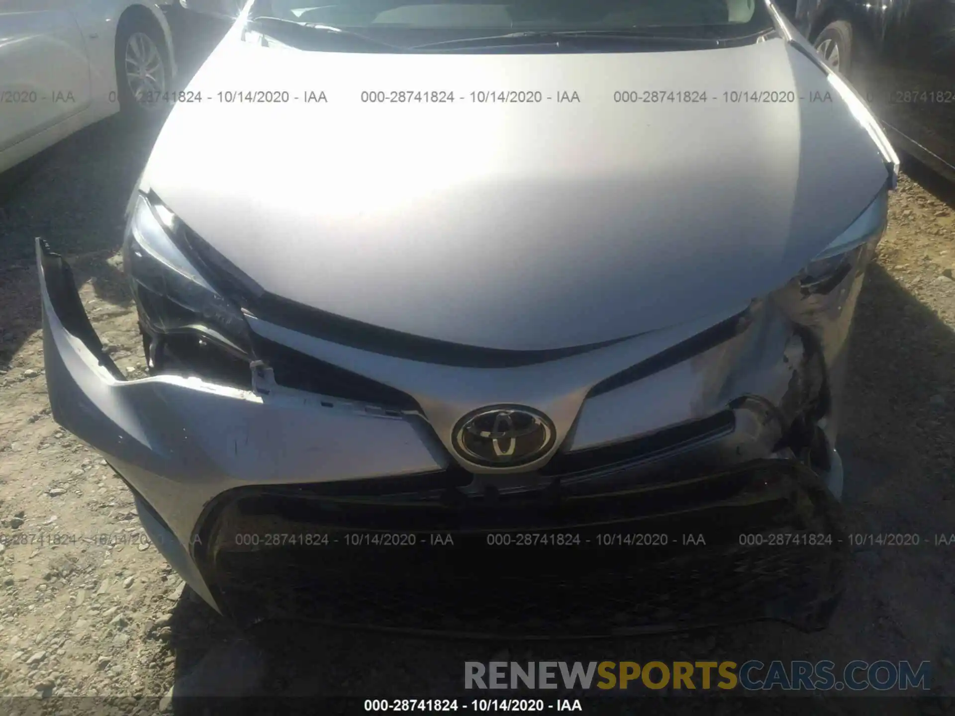 6 Photograph of a damaged car 5YFBURHE9KP910093 TOYOTA COROLLA 2019