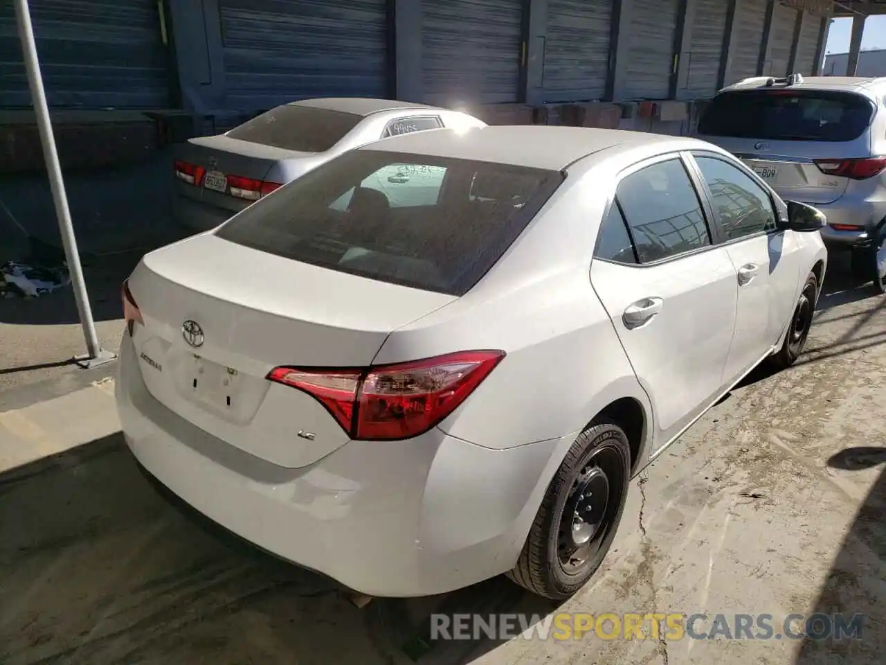 4 Photograph of a damaged car 5YFBURHE9KP910109 TOYOTA COROLLA 2019