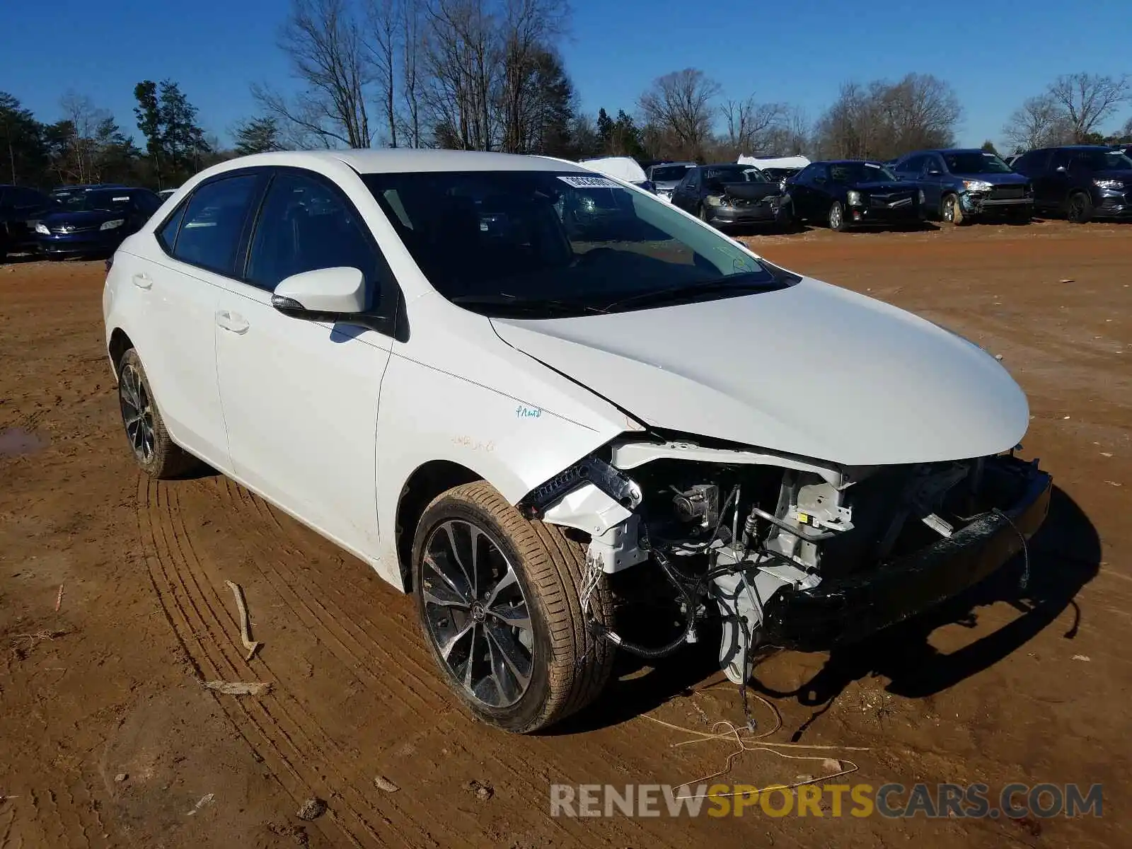 1 Photograph of a damaged car 5YFBURHE9KP910188 TOYOTA COROLLA 2019