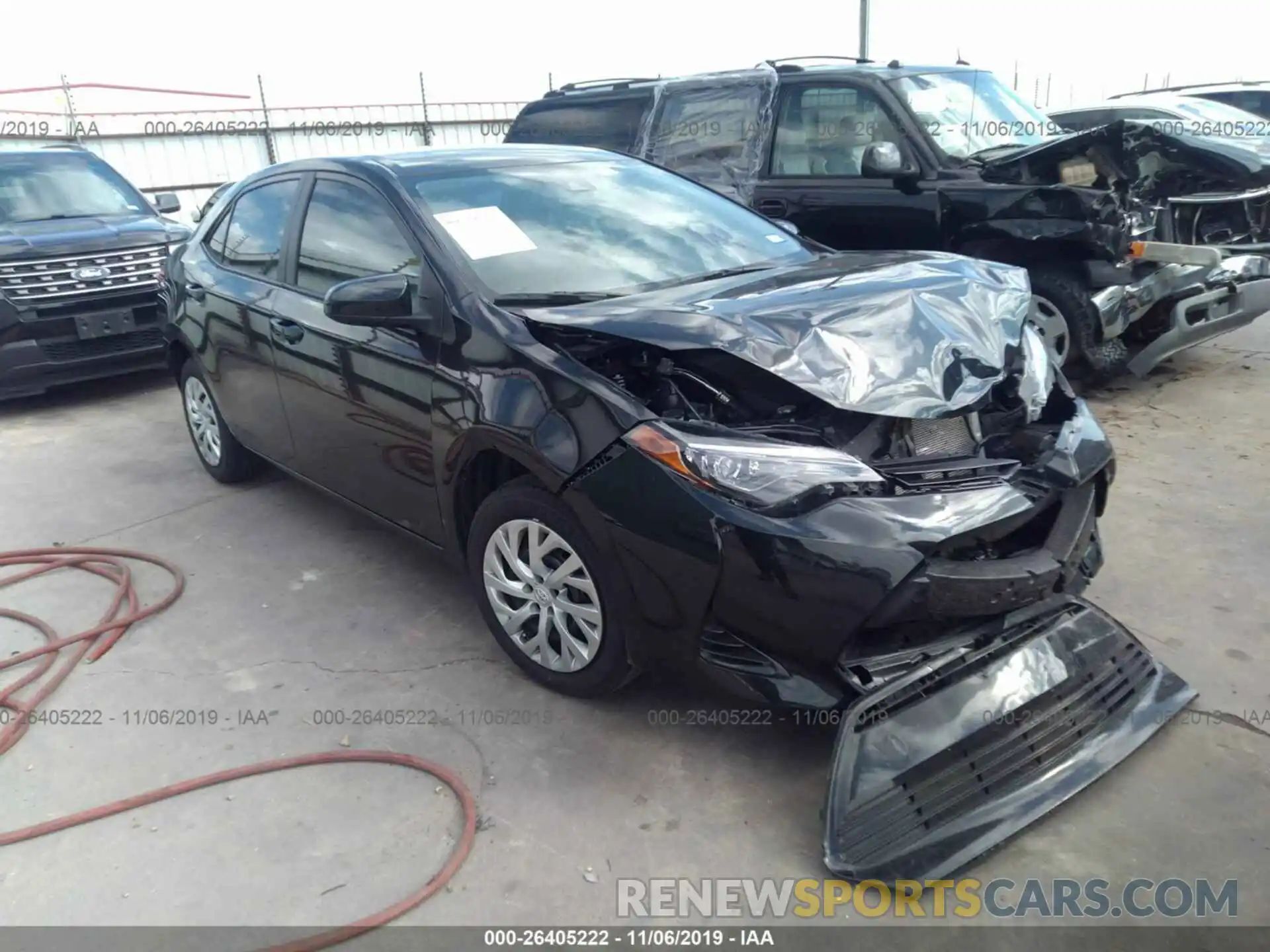 1 Photograph of a damaged car 5YFBURHE9KP910241 TOYOTA COROLLA 2019