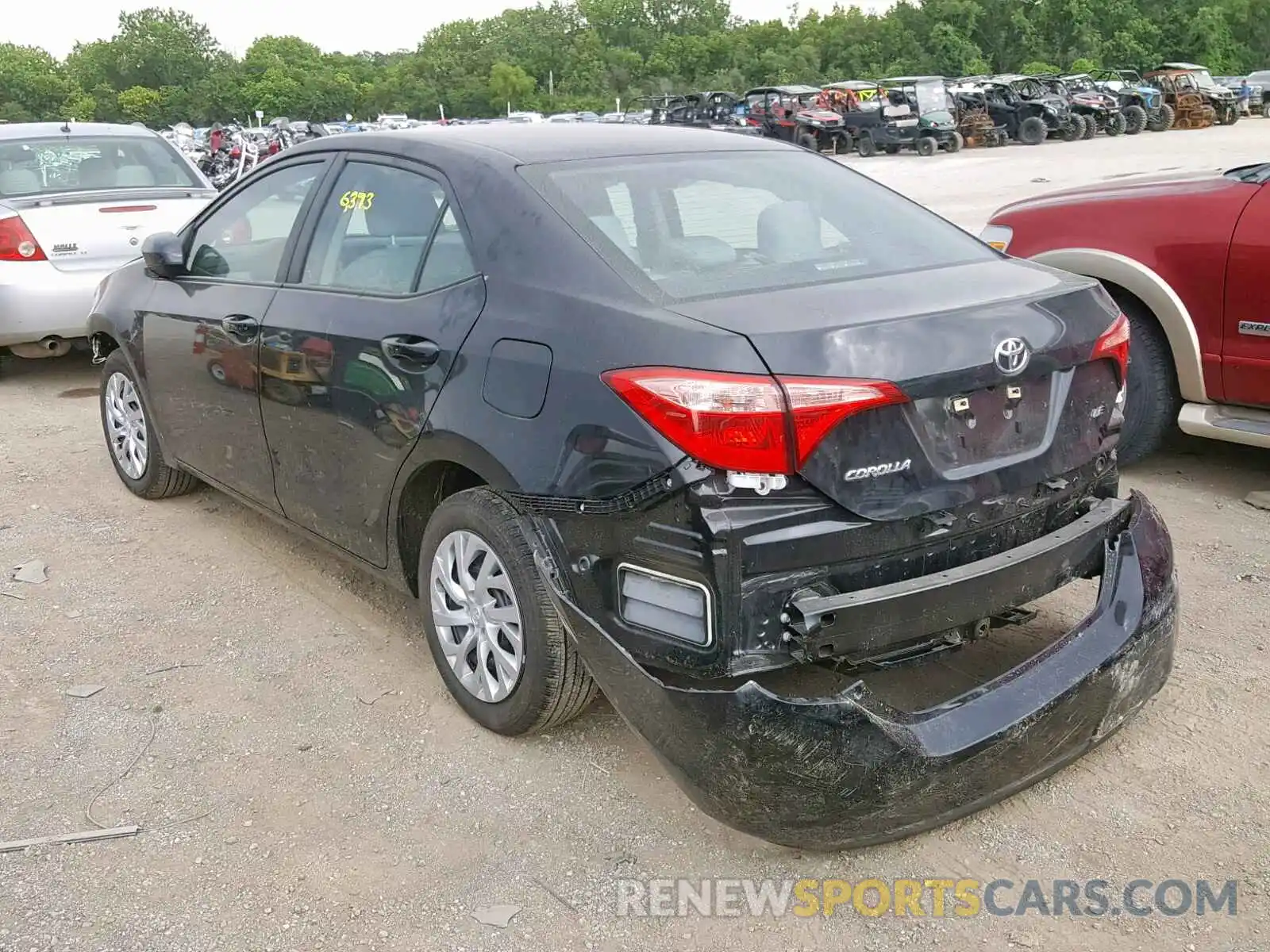 3 Photograph of a damaged car 5YFBURHE9KP910448 TOYOTA COROLLA 2019